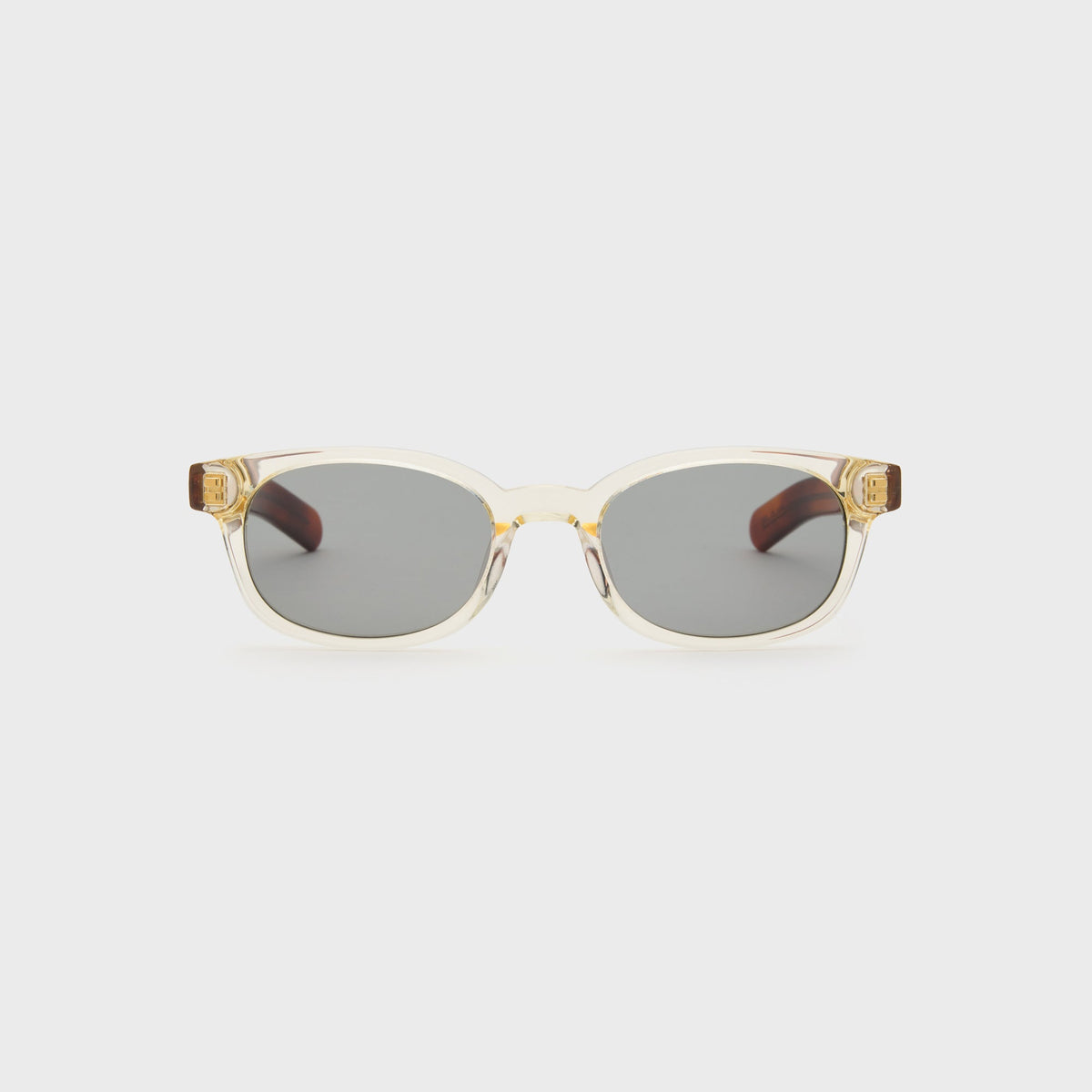 Flatlist Le Bucheron Sunglasses - Crystal Yellow Classic Havana / Solid Grey Lens