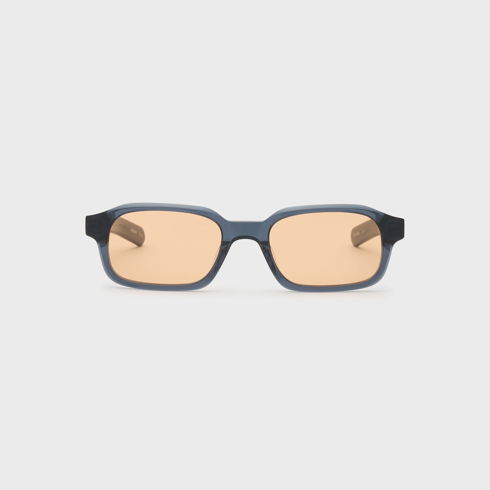 Flatlist Hanky Sunglasses - Crystal Blue Grey / Brown