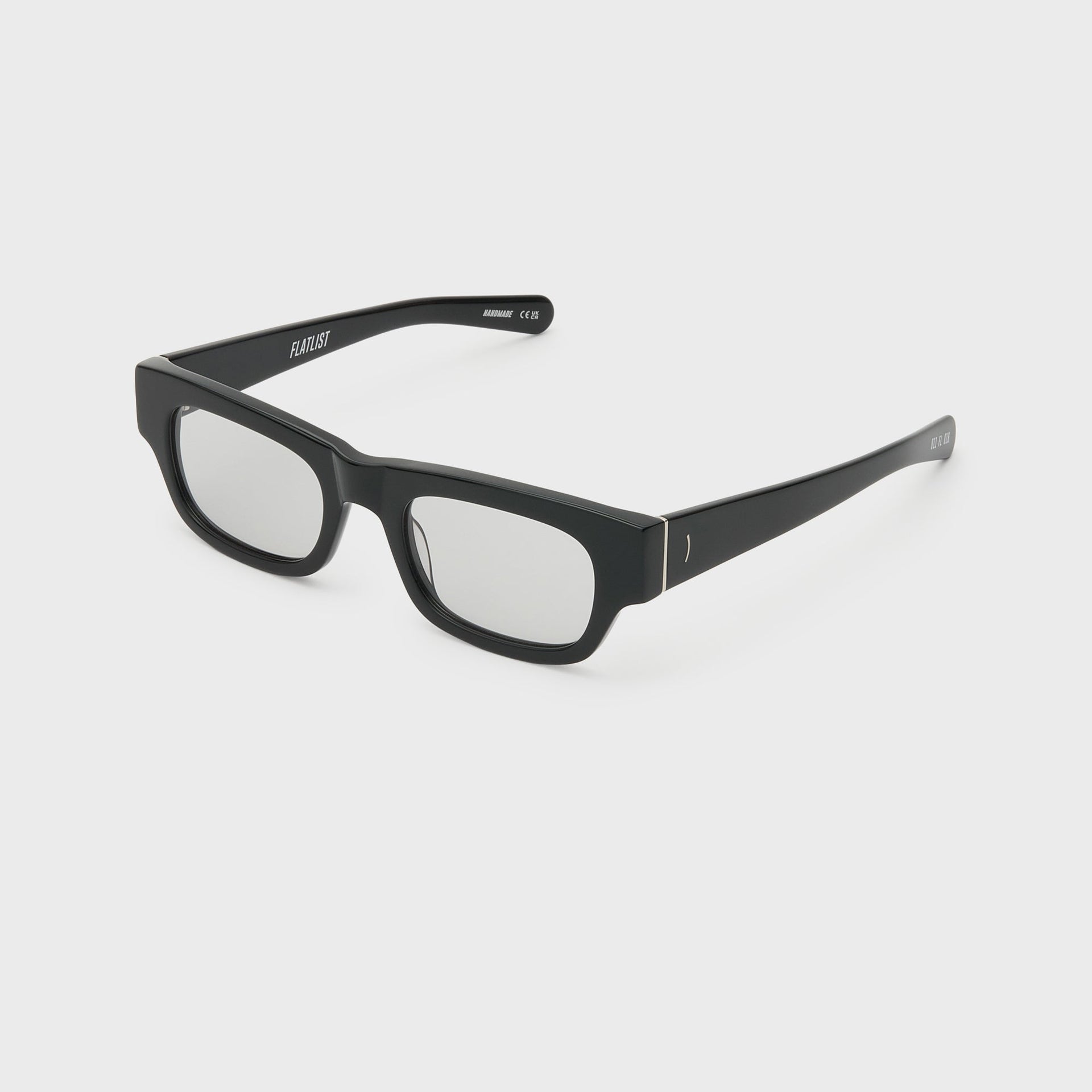 Flatlist Frankie Sunglasses - Solid Black / Light Grey