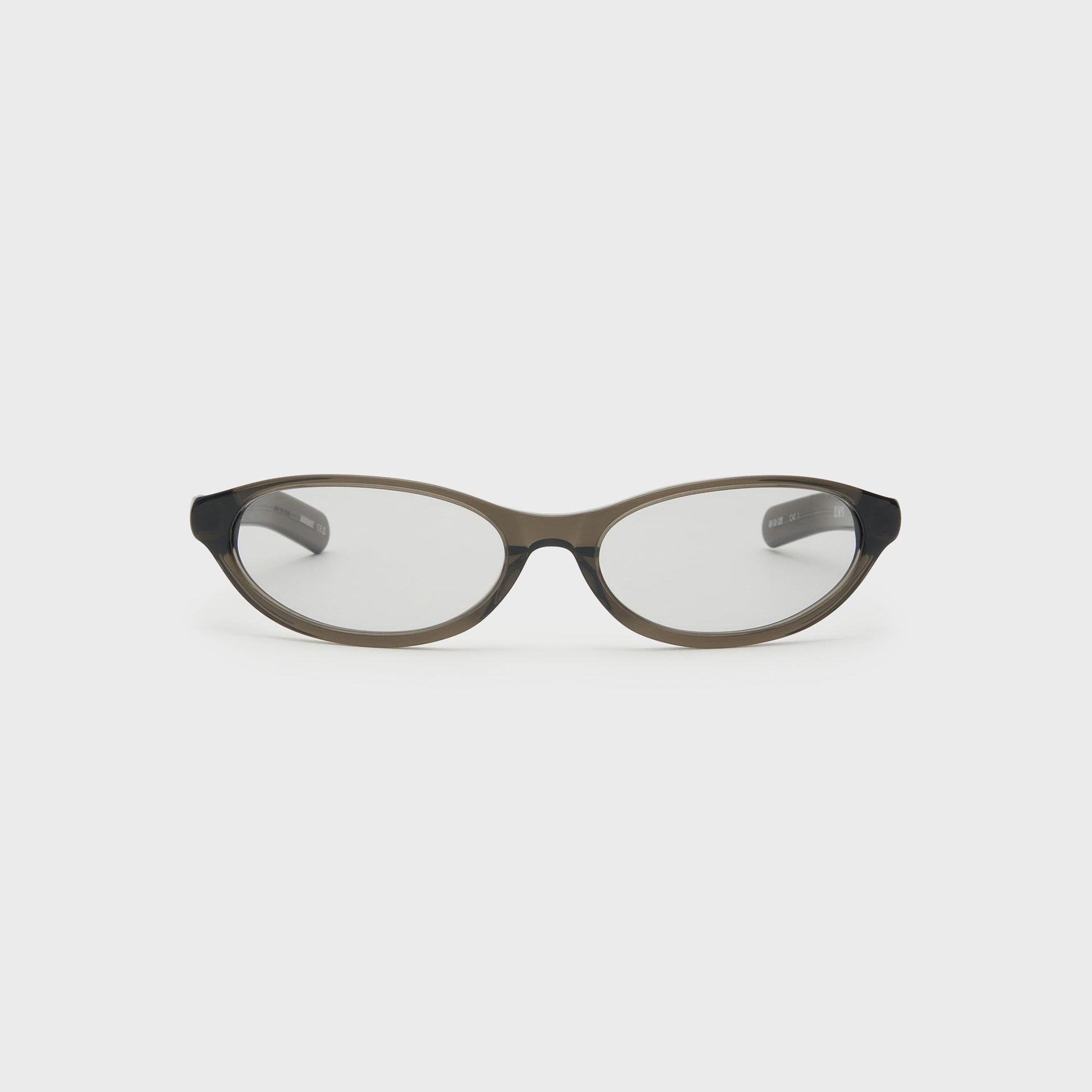 Flatlist Olympia Sunglasses - Crystal Warm Grey / Light Grey