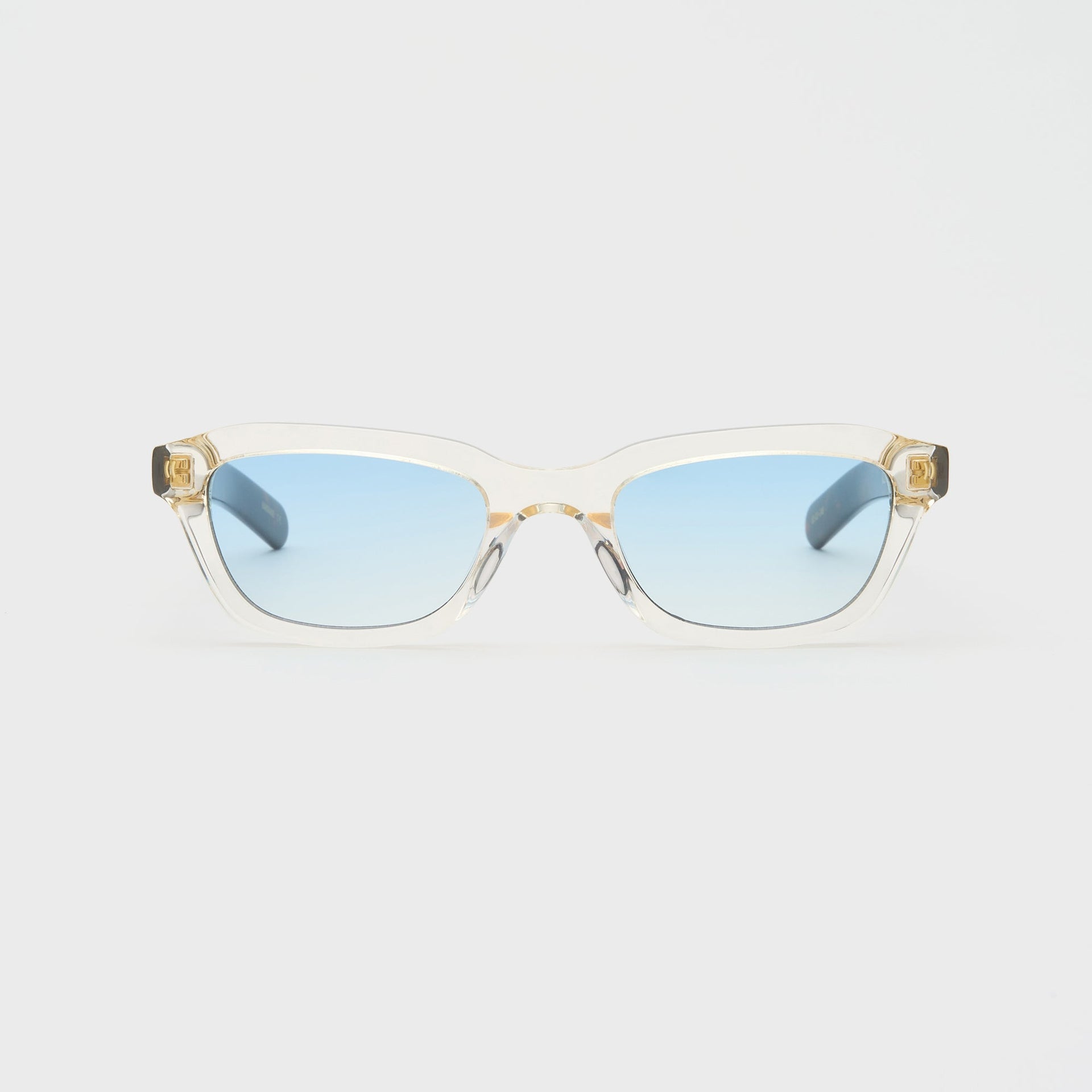 Flatlist Clint - Crystal Yellow / Dark Tortoise / Light Blue Lens