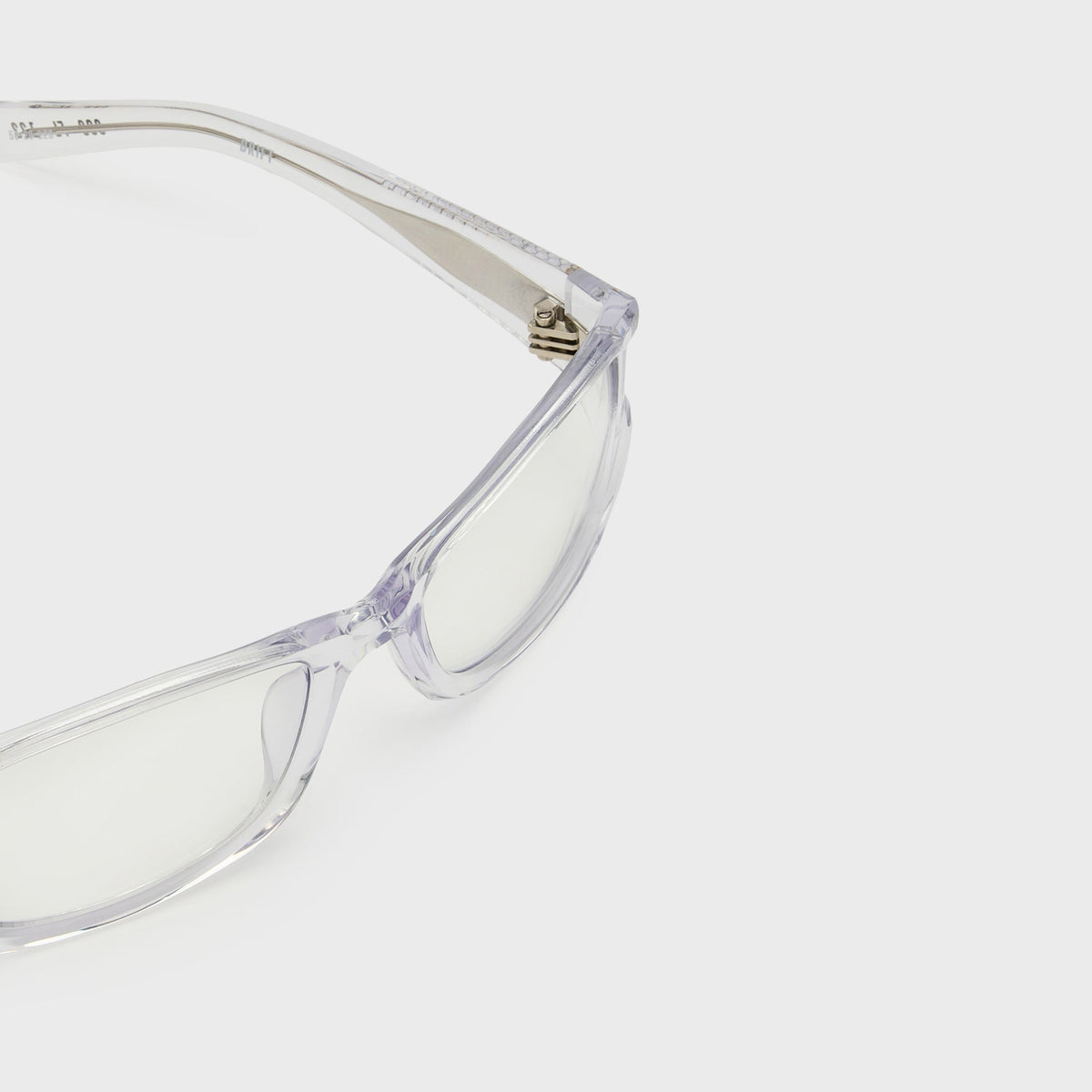 Flatlist Drift Sunglasses - Clear Crystal / Clear Lens Blue Light
