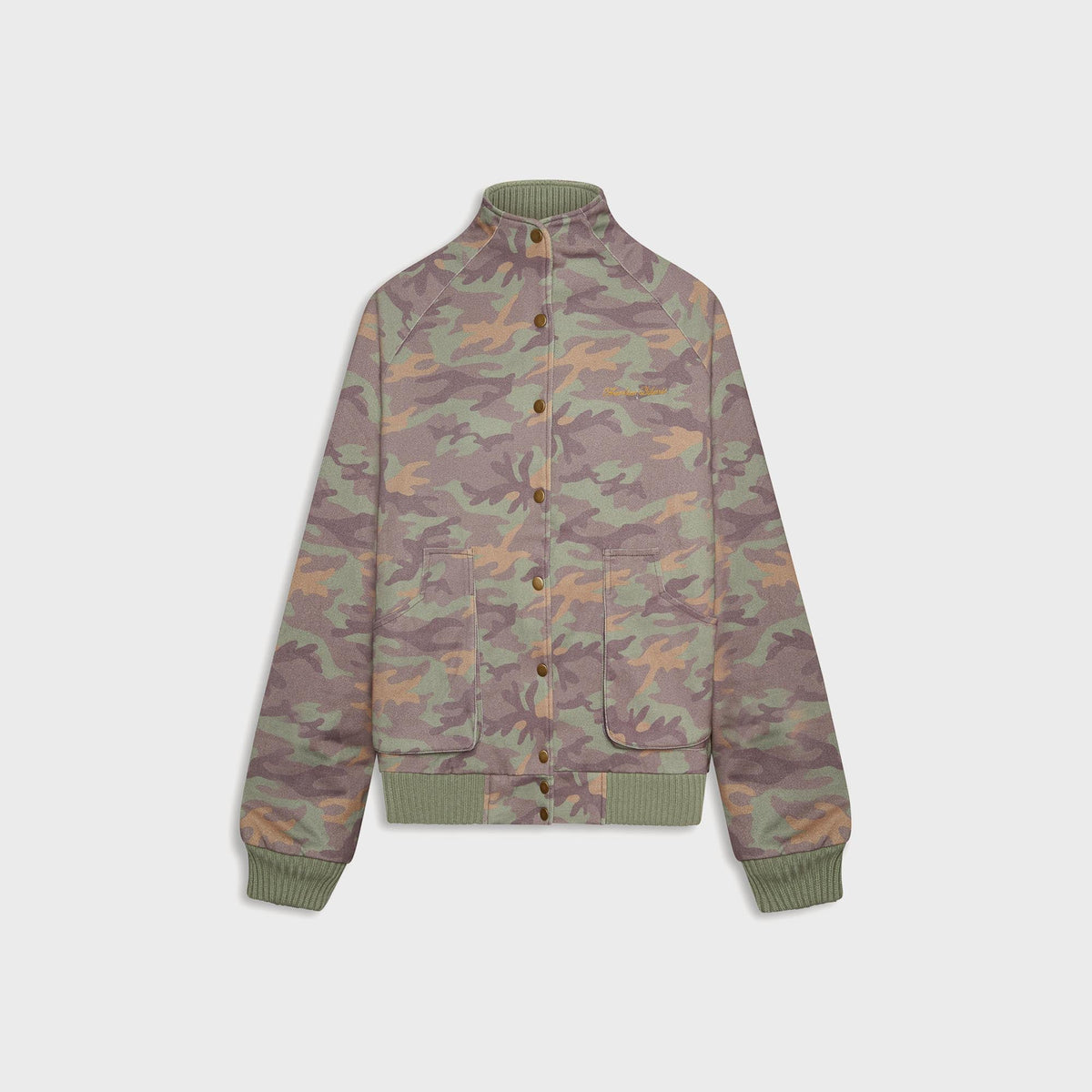 Frankies Bikinis Parker Oversized Bomber Jacket - Classic Camo