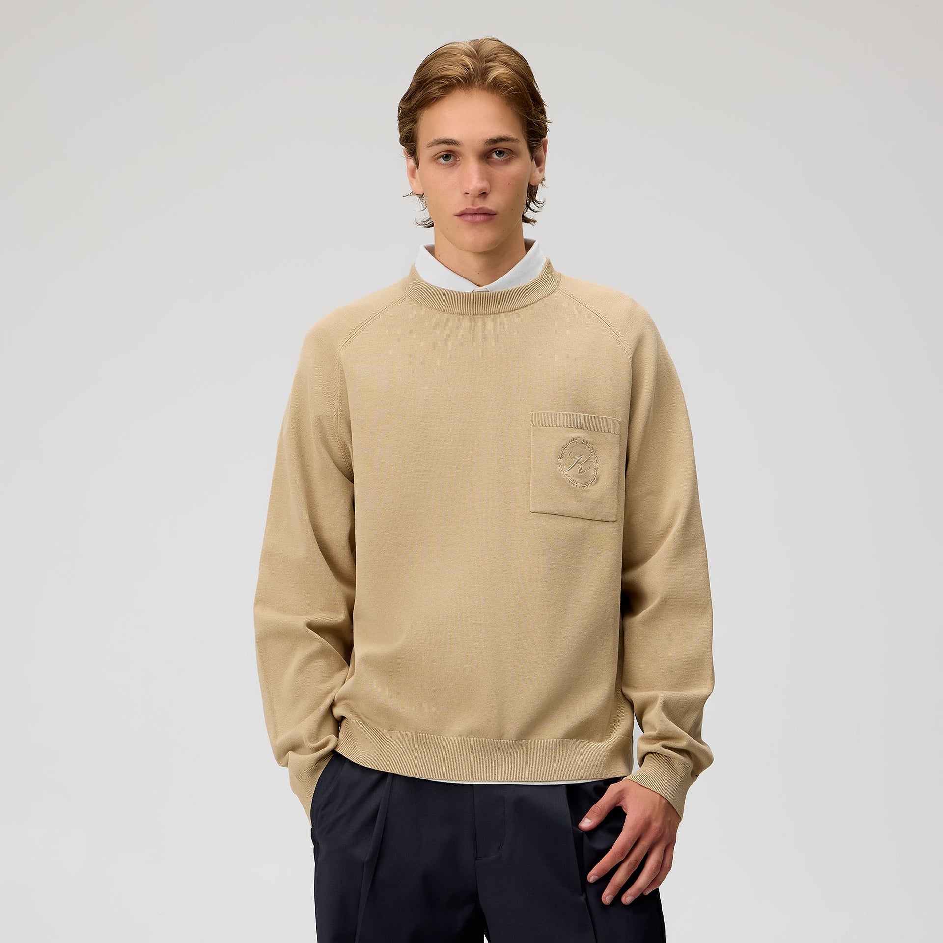 Kith Ivy Fine Knit Addison Sweater - Birch