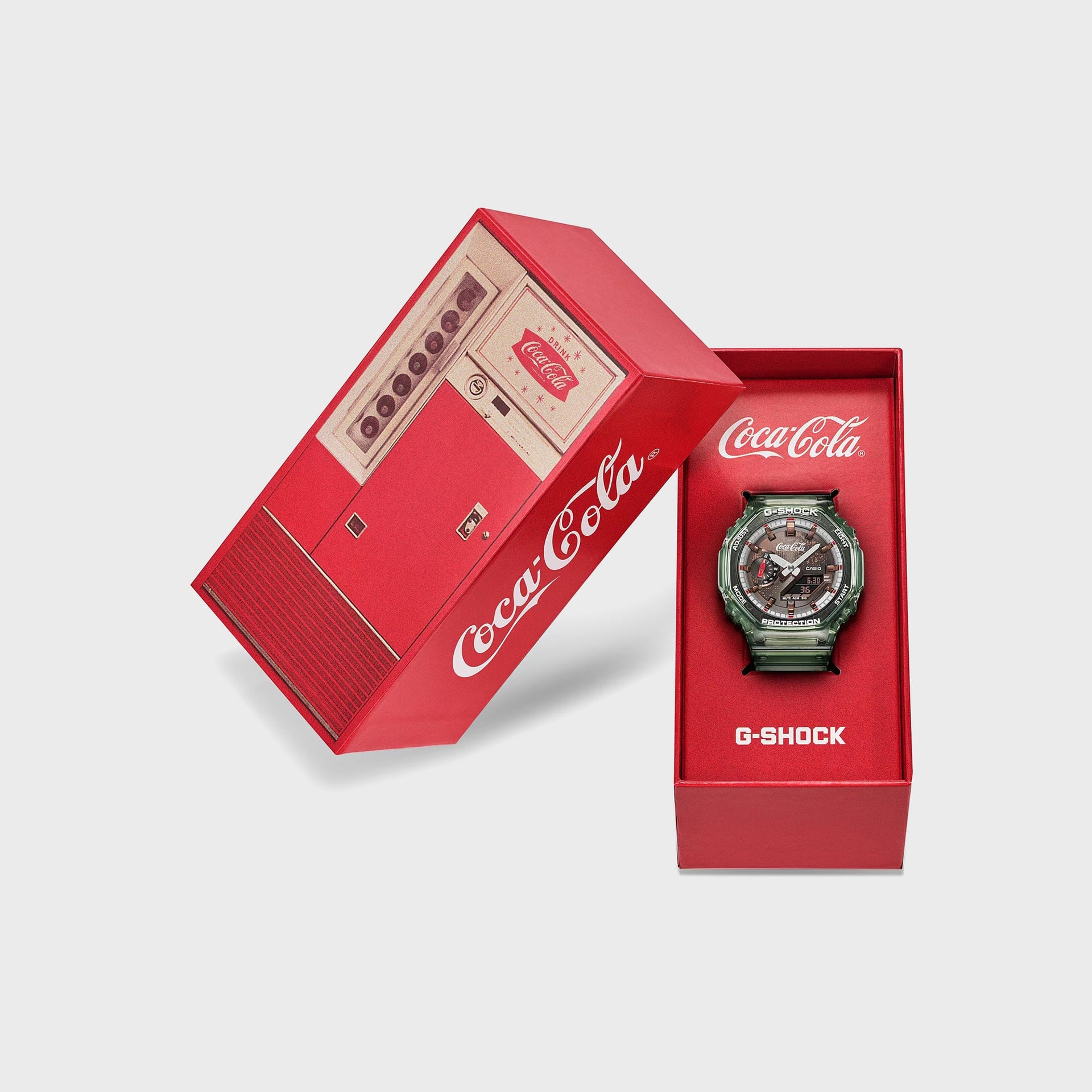 G-SHOCK x Coca-Cola Analog Digital GA-2100CC-3A - Green