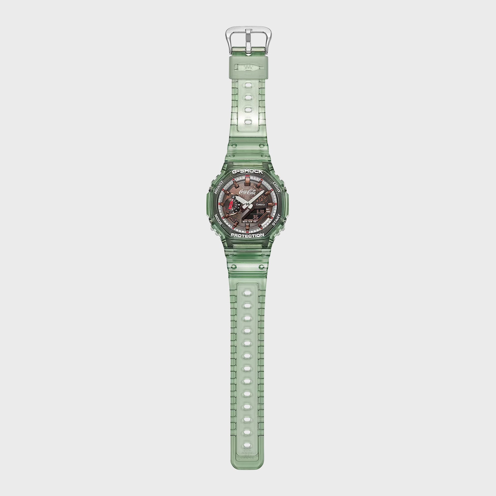 G-SHOCK x Coca-Cola Analog Digital GA-2100CC-3A - Green