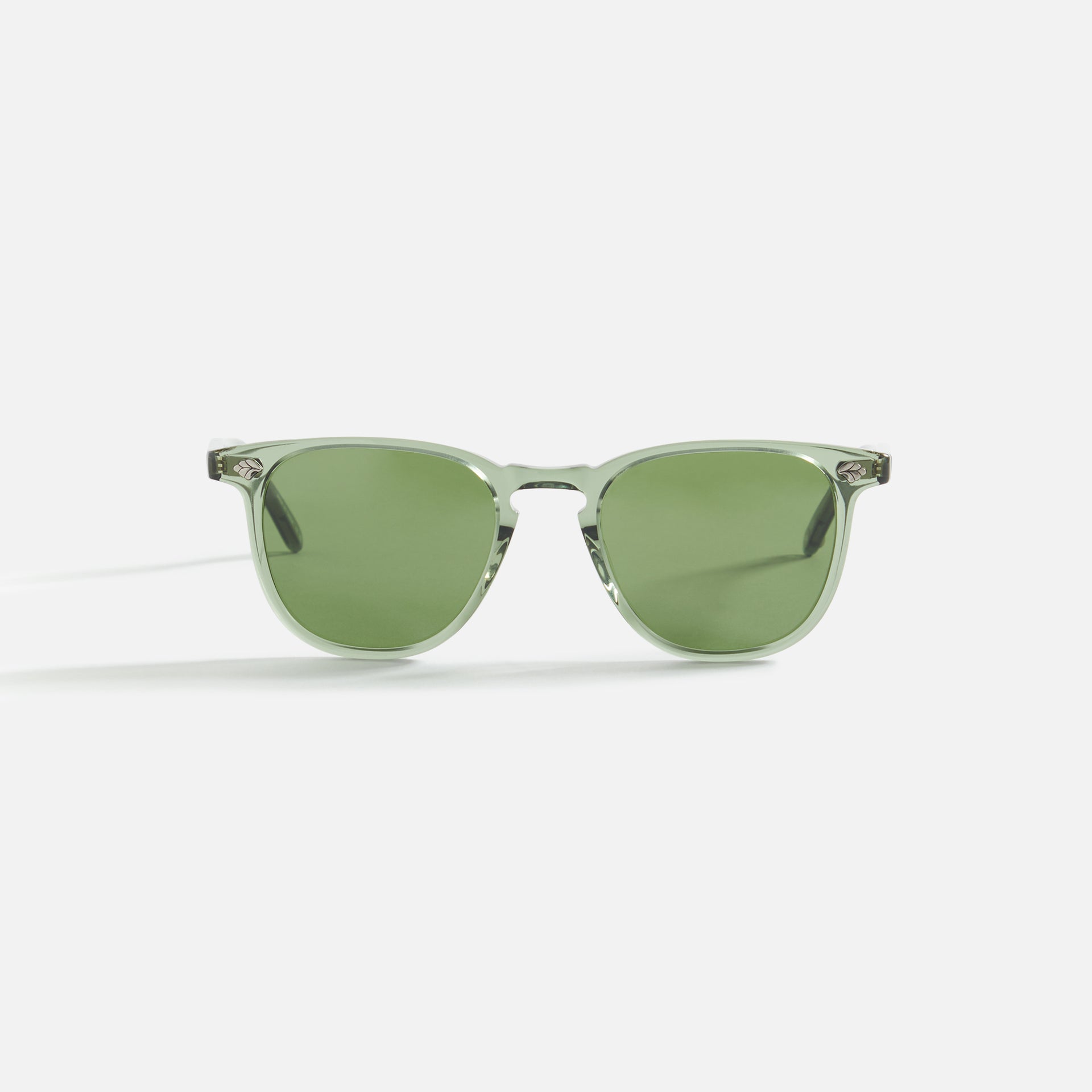 Garrett Leight Brooks II Sun - Juniper / Pure Green