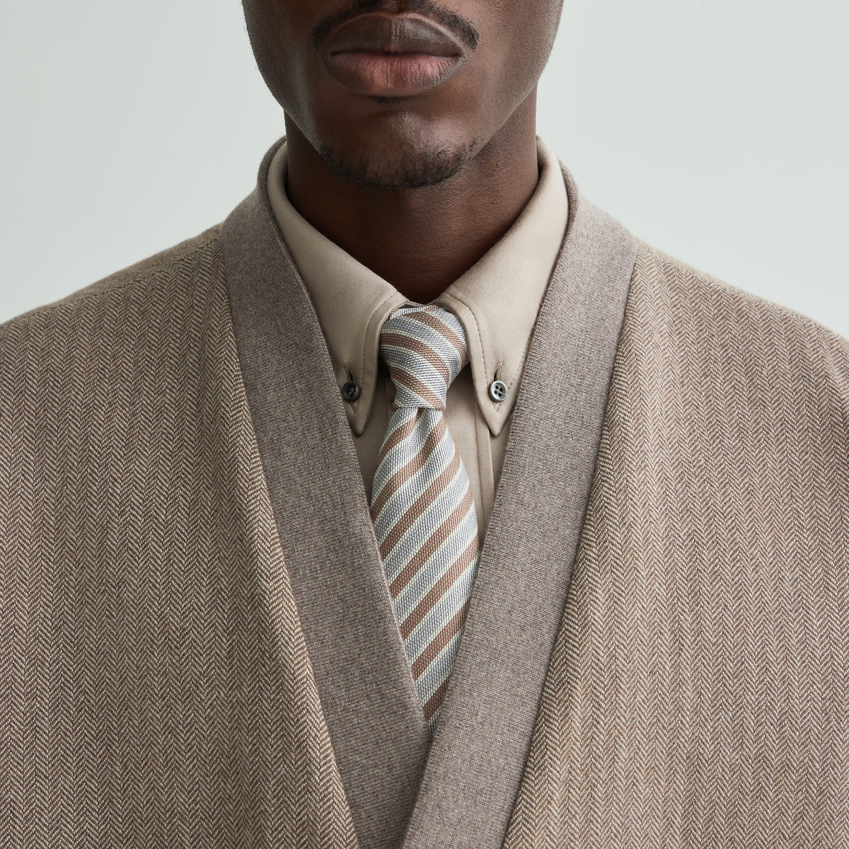 Giorgio Armani & Kith Silk Tie - Concrete