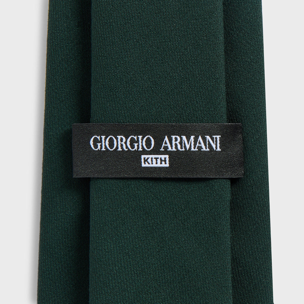 Giorgio Armani & Kith Ivy Wool Crepe Tie - Stadium