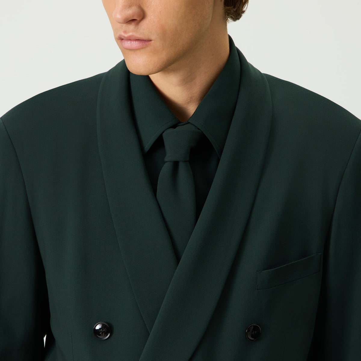 Giorgio Armani & Kith Ivy Wool Crepe Tie - Stadium - PH