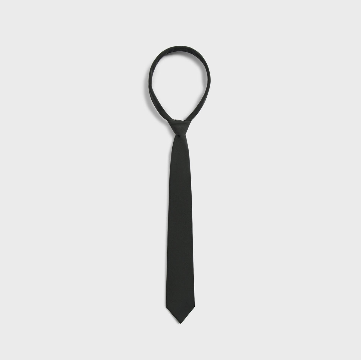Giorgio Armani & Kith Ivy Wool Crepe Tie - Charcoal Grey - PH
