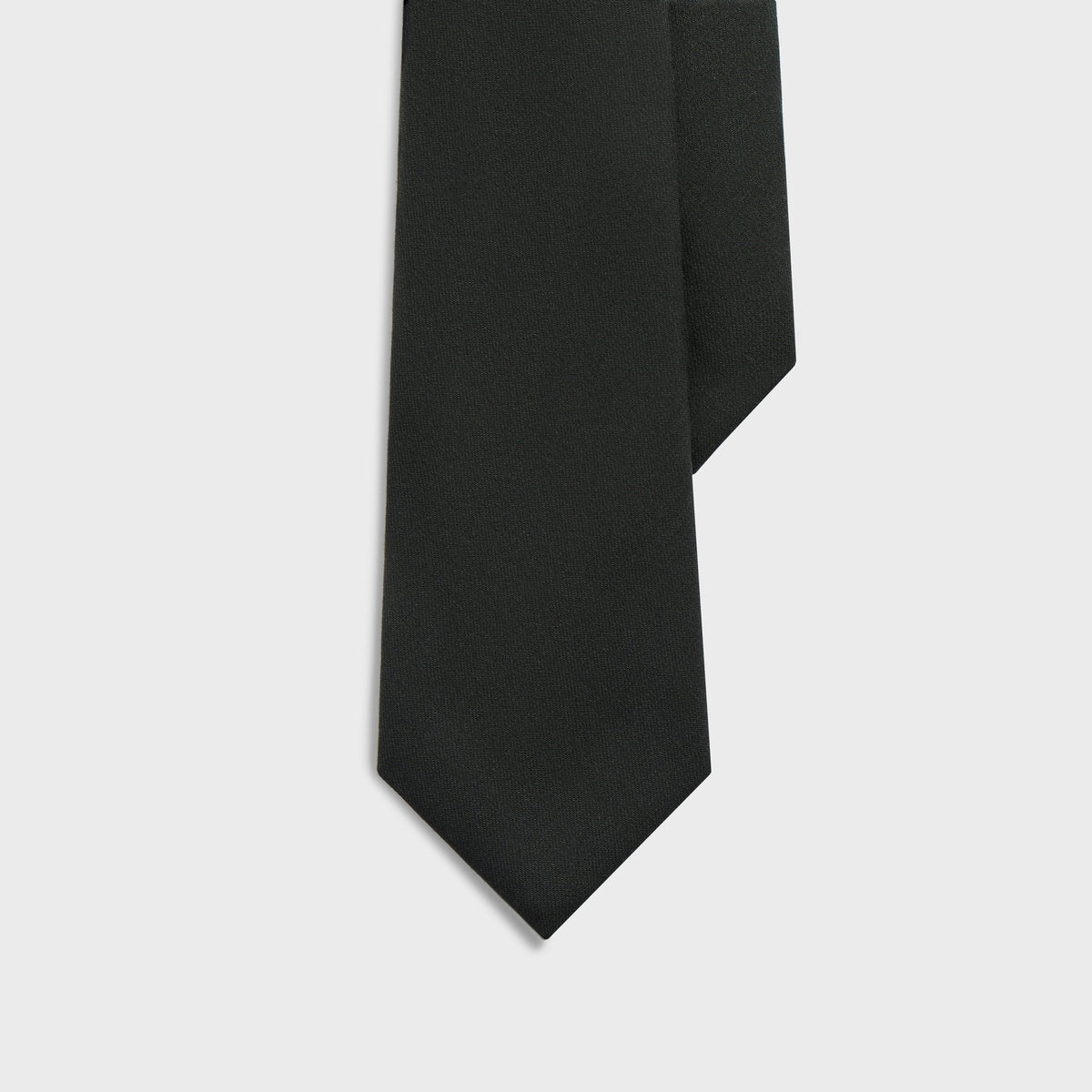 Giorgio Armani & Kith Ivy Wool Crepe Tie - Charcoal Grey - PH