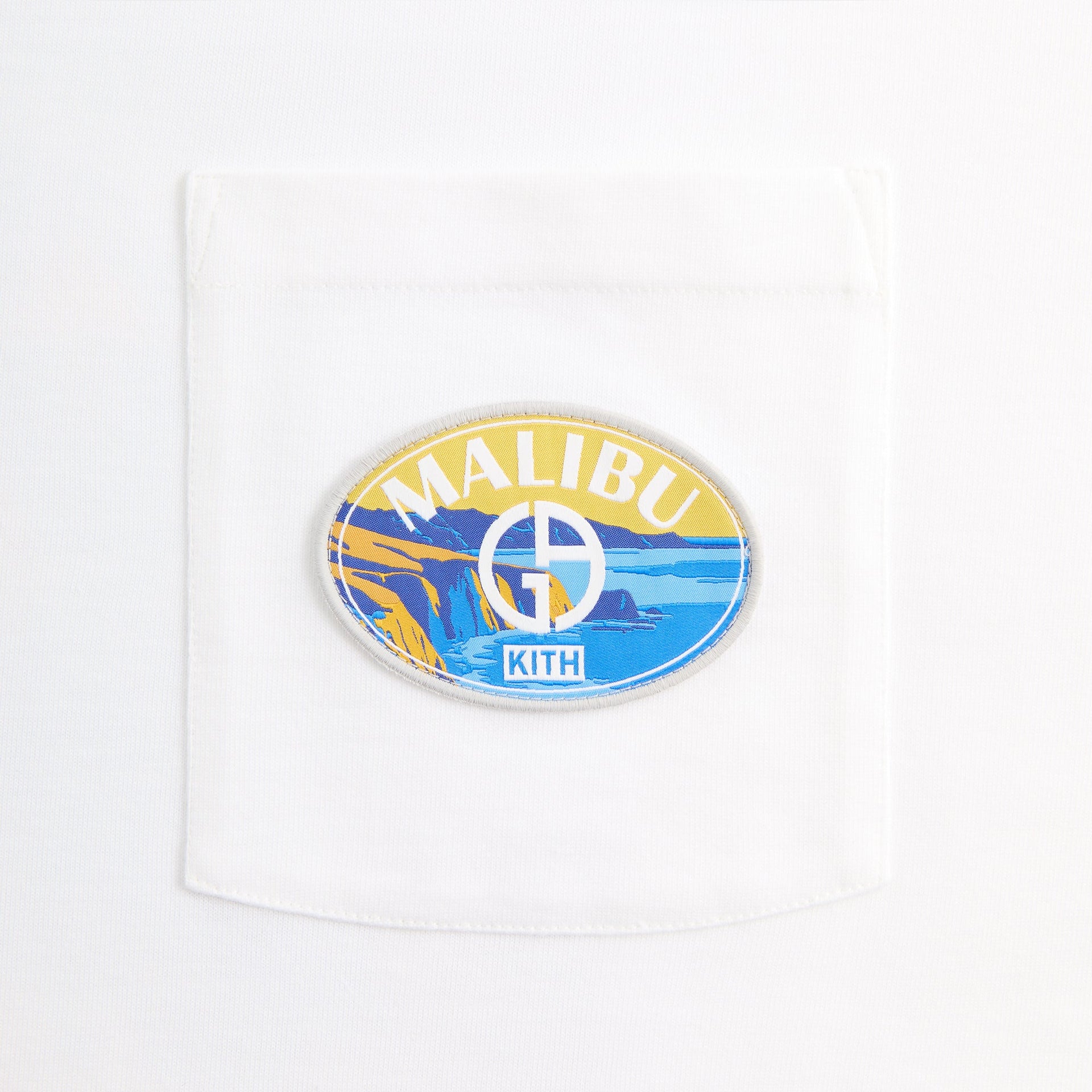 Giorgio Armani & Kith Malibu Pocket Tee - White