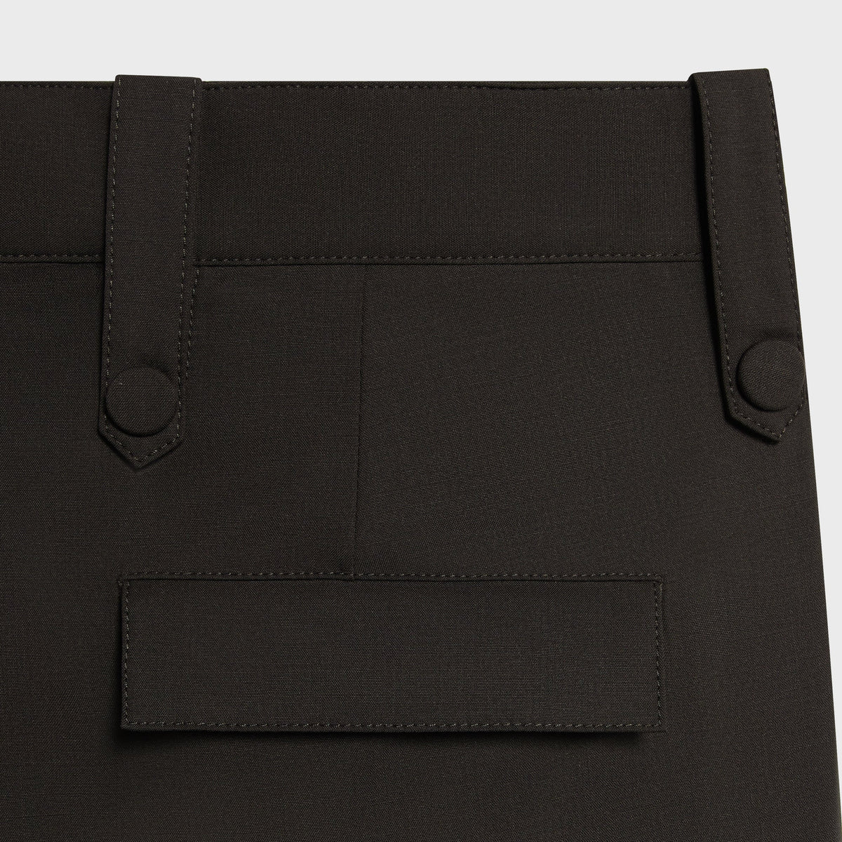 Giorgio Armani & Kith Virgin Wool Cargo Pant - Prugna