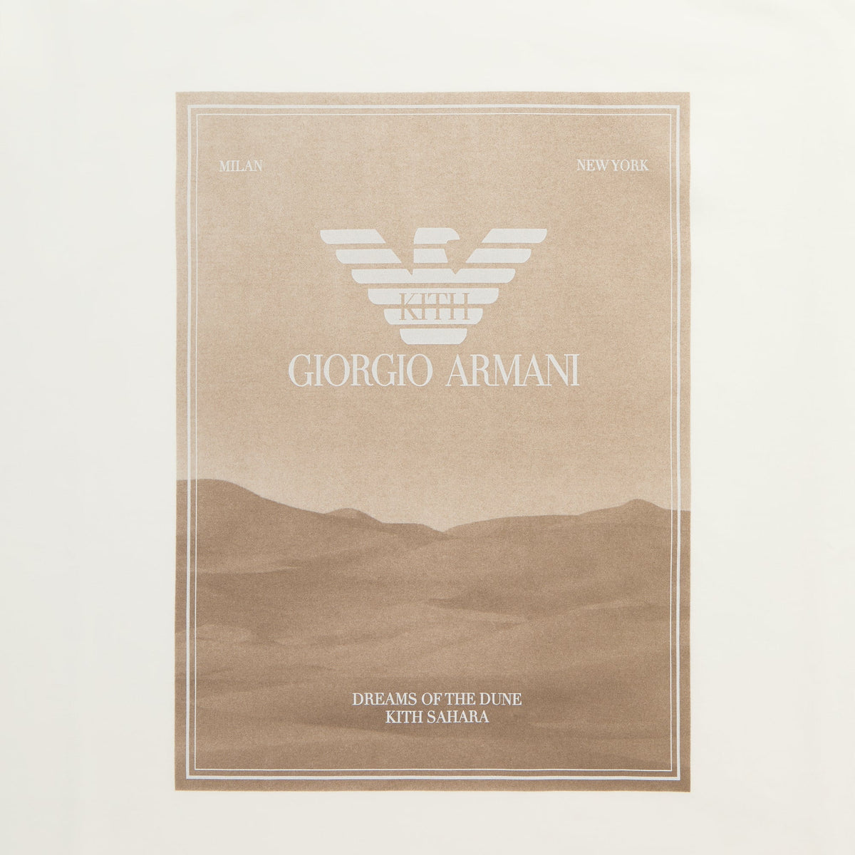 Giorgio Armani & Kith Sahara Long Sleeve Tee - Bianco - PH