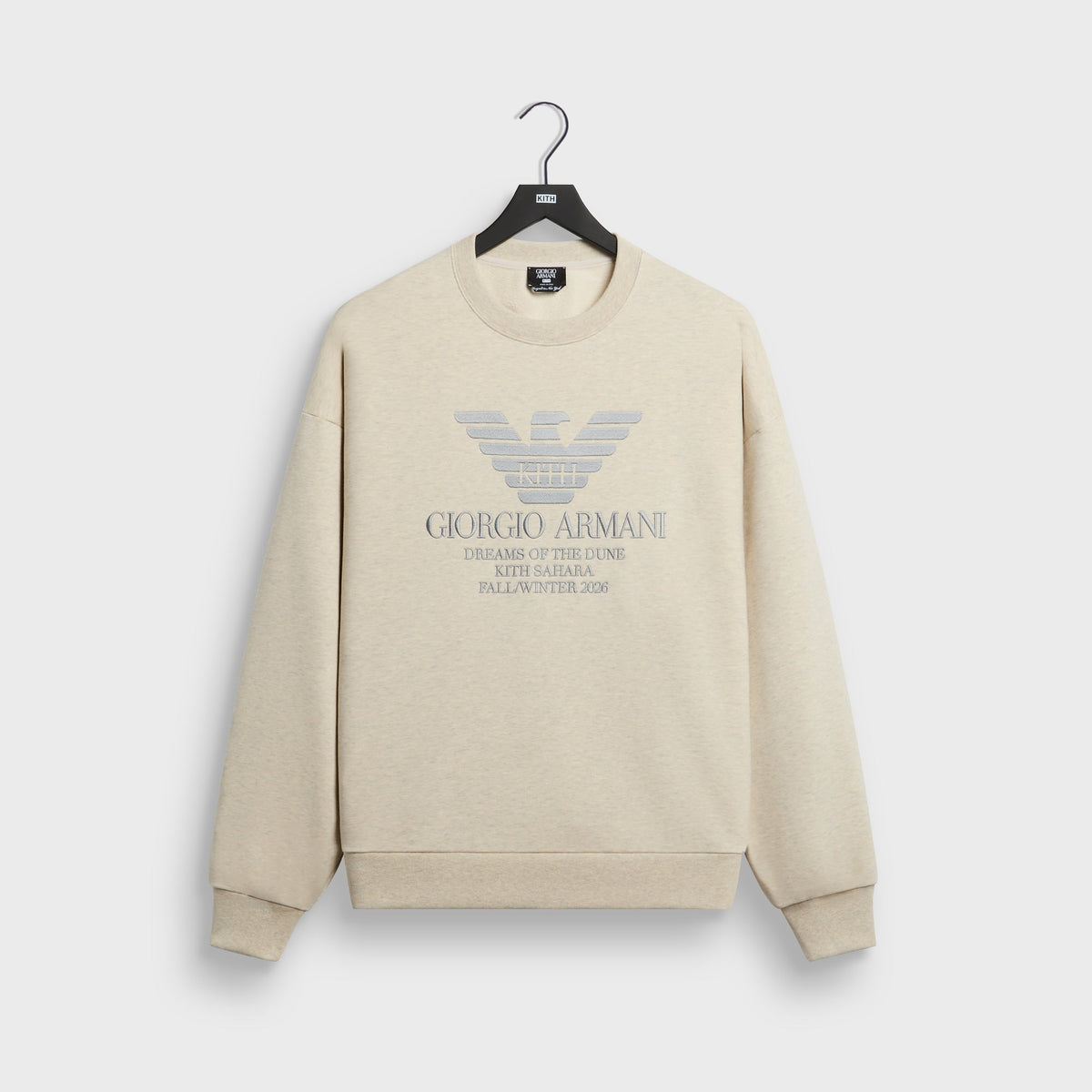 Giorgio Armani & Kith Nelson Crewneck - Grey Melange