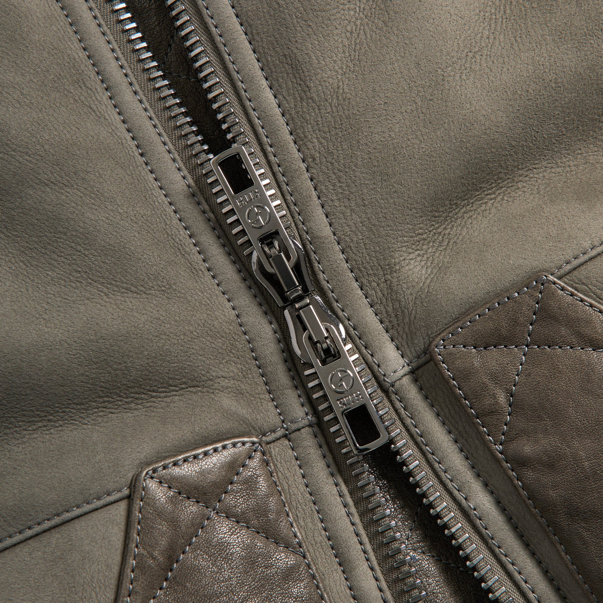 Giorgio Armani & Kith Shearling Blouson Jacket - Sedona Sage