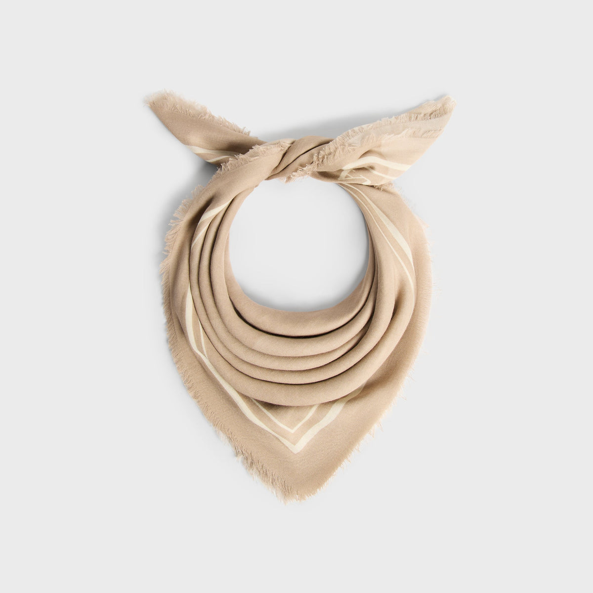 Giorgio Armani & Kith Jacquard Scarf - Creme