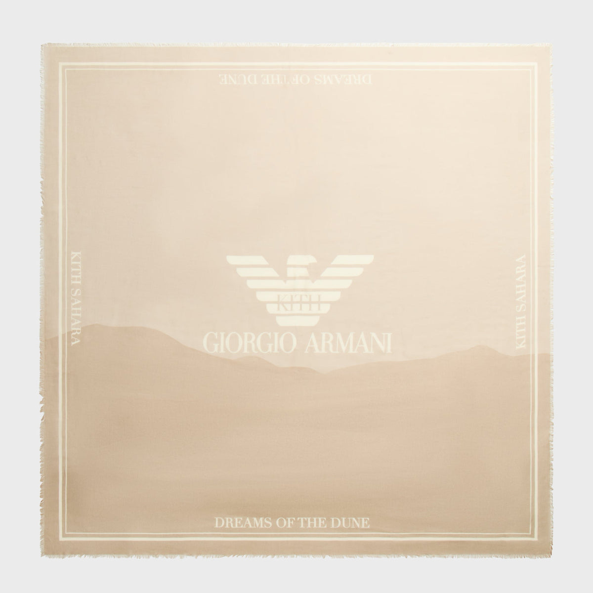 Giorgio Armani & Kith Jacquard Scarf - Creme - PH