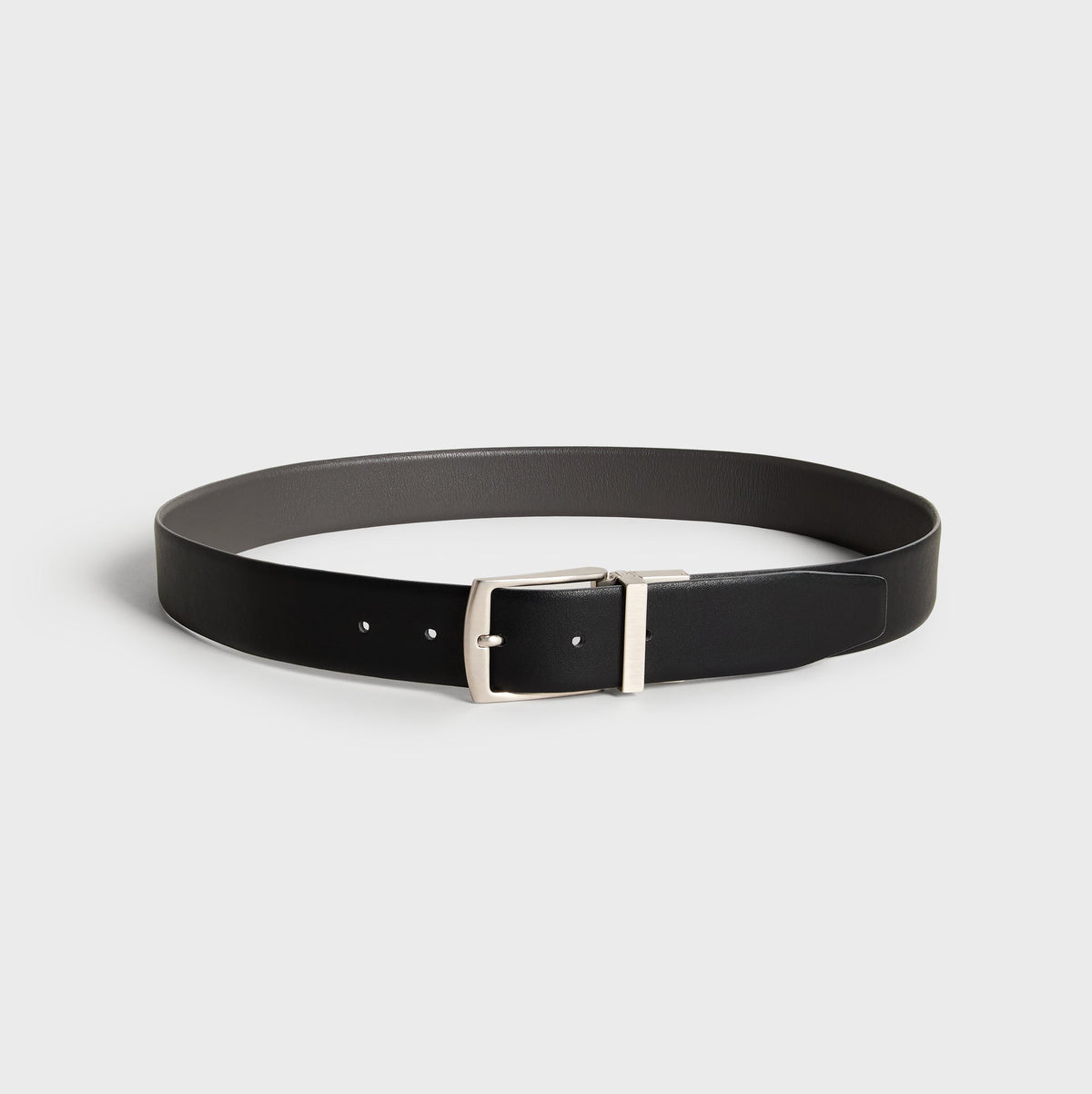 Giorgio Armani & Kith Reversible Belt - Grey / Black