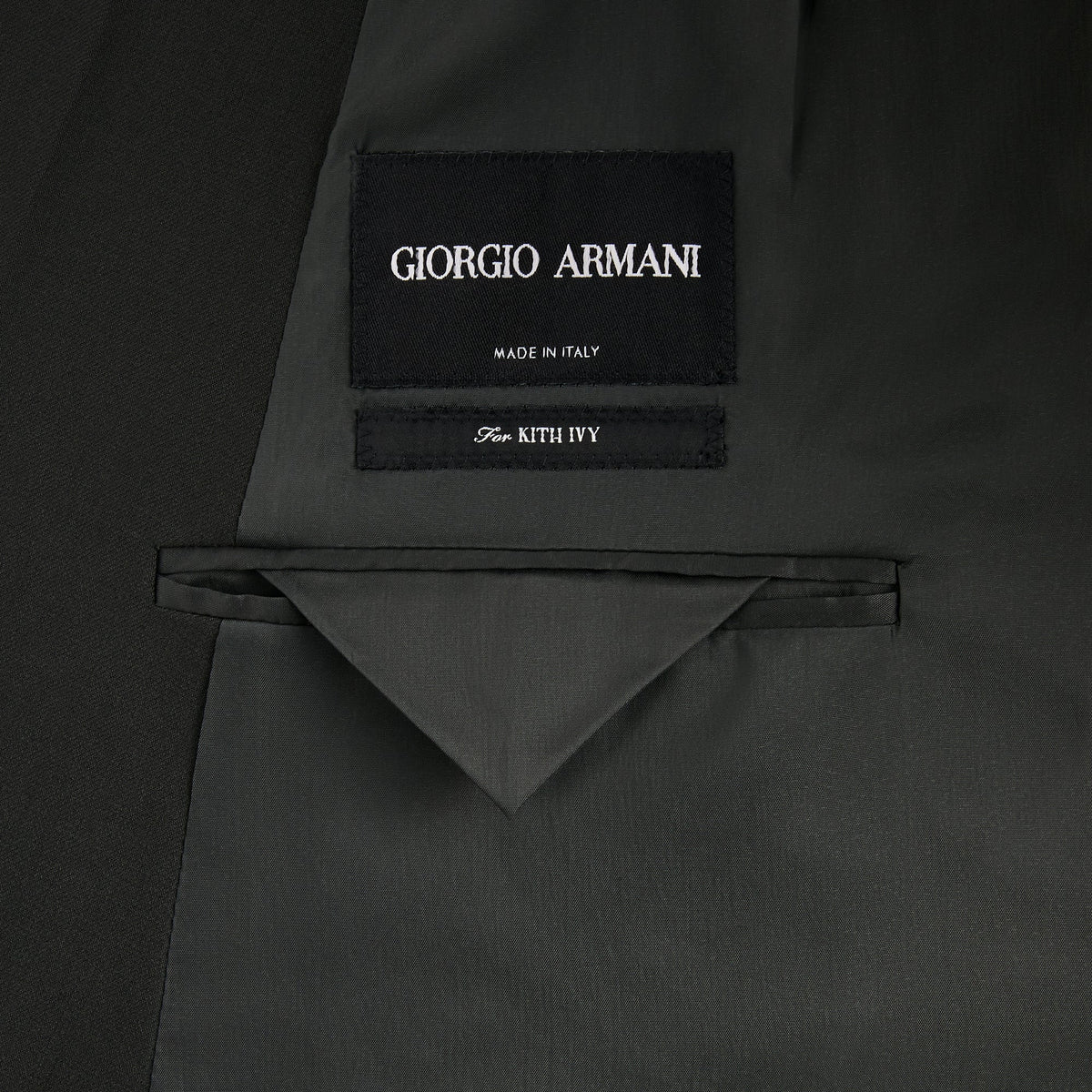 Giorgio Armani & Kith Ivy Double Breasted Jacket - Charcoal Grey - PH