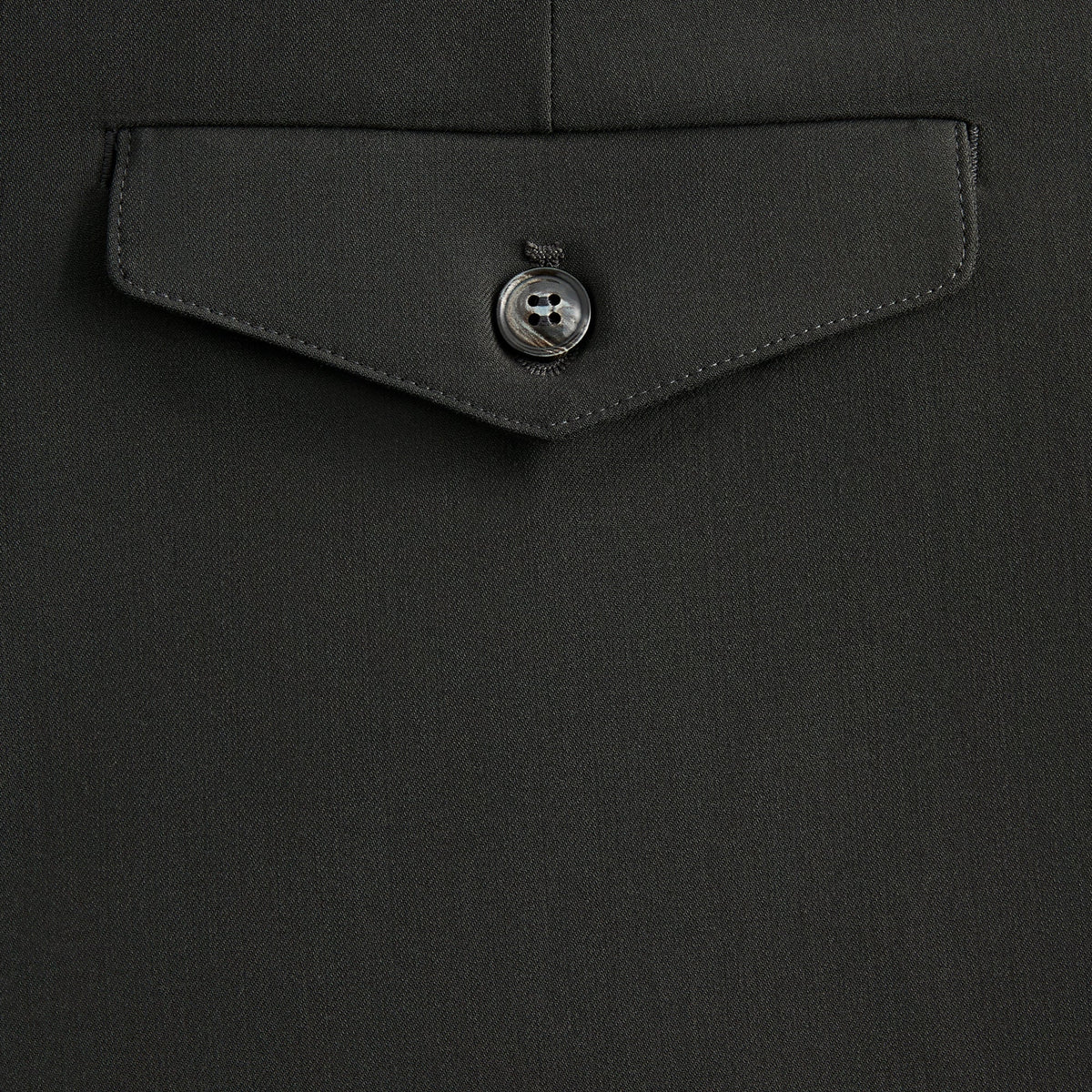 Giorgio Armani & Kith Ivy Wool Crepe Trouser - Charcoal Grey