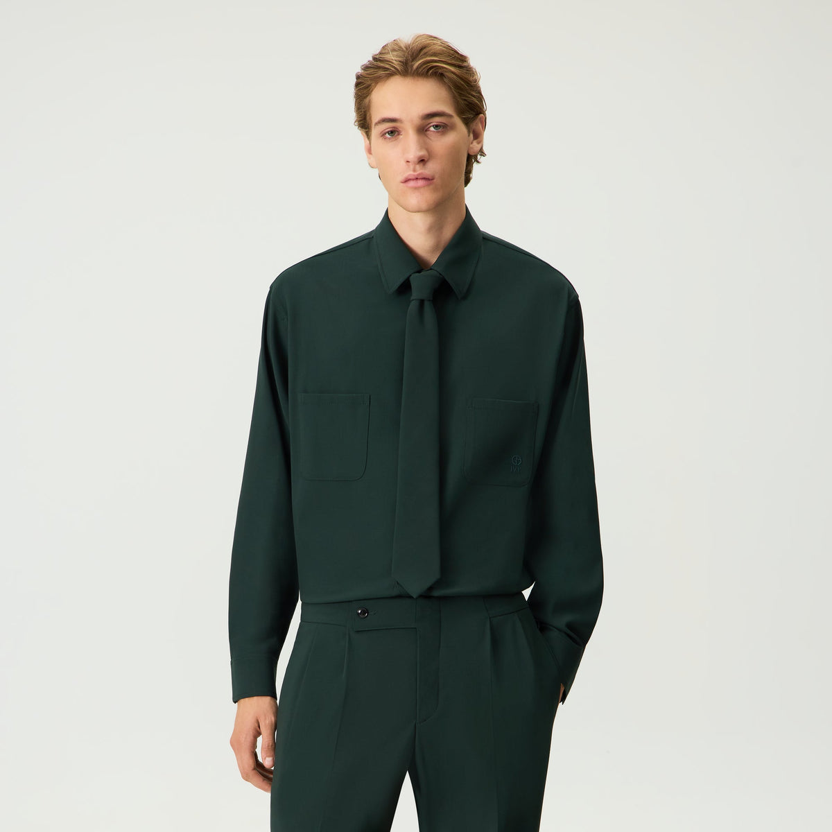 Giorgio Armani & Kith Ivy Wool Crepe Shirt - Stadium
