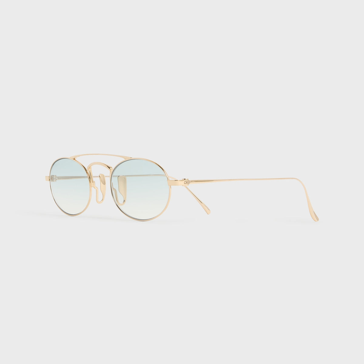Giorgio Armani & Kith Oval Sunglasses - Titanium