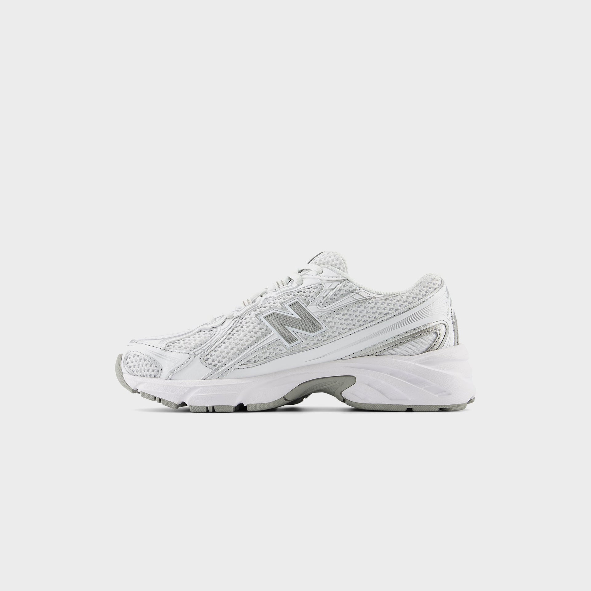 New Balance GS 740 Bungee Lace - White