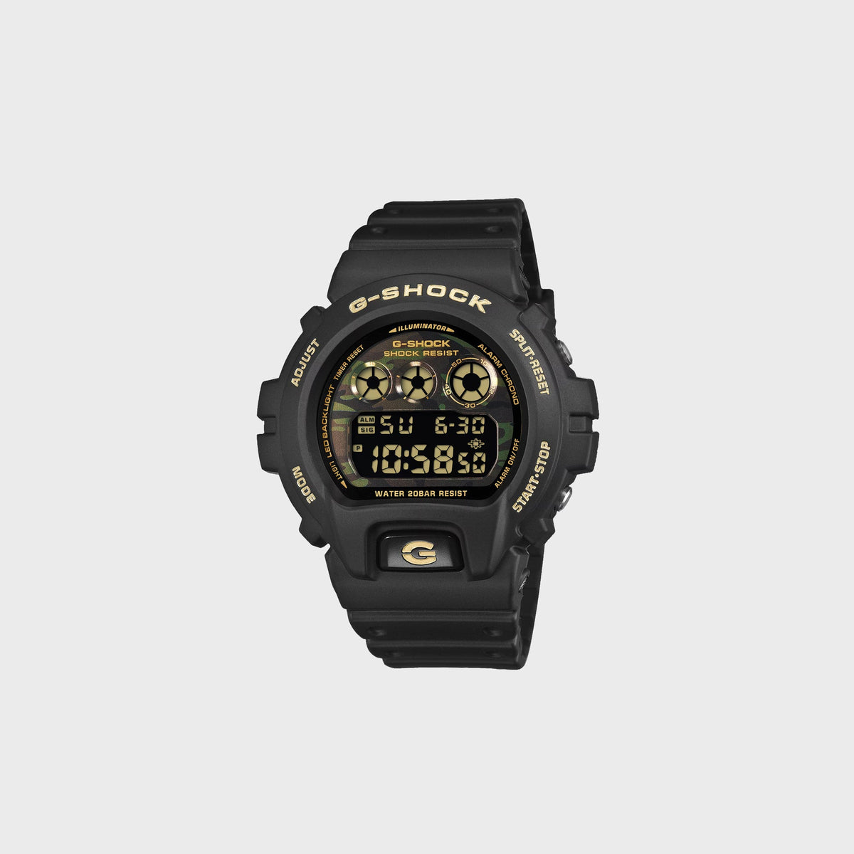 G-SHOCK DW6900CF 1 Watch - Camo / Gold
