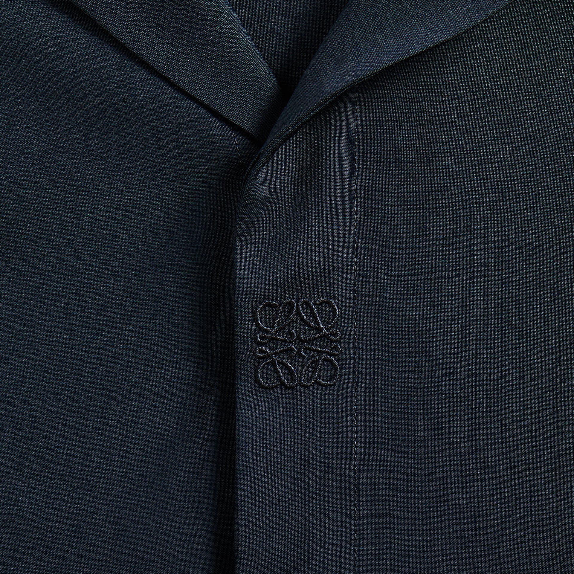 Loewe Wool Shirt - Dark Blue