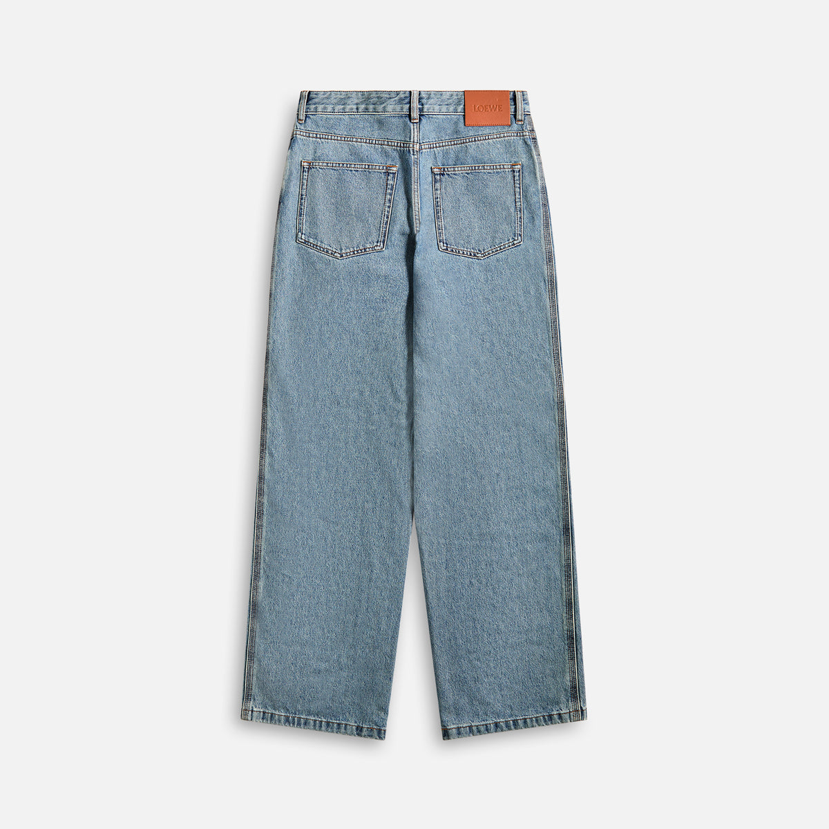 Loewe Anagram Baggy Jeans - Blue