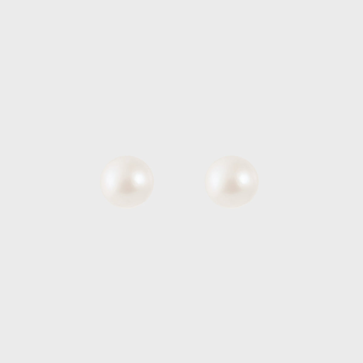 Hatton Labs Pearl Stud Earrings - White
