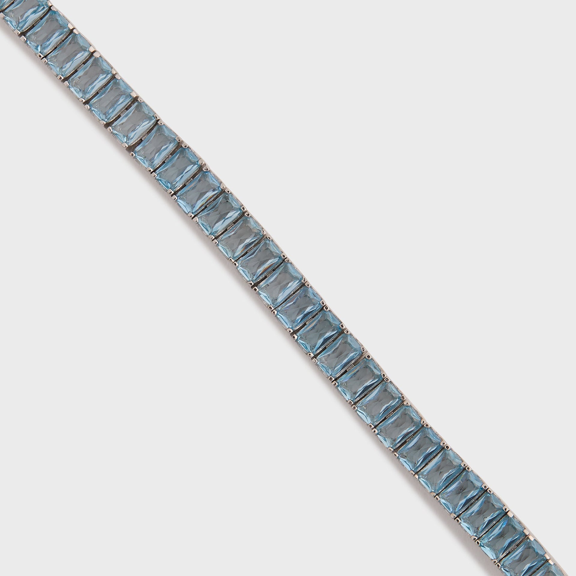 Hatton Labs Rectangular Tennis Bracelet - Topaz