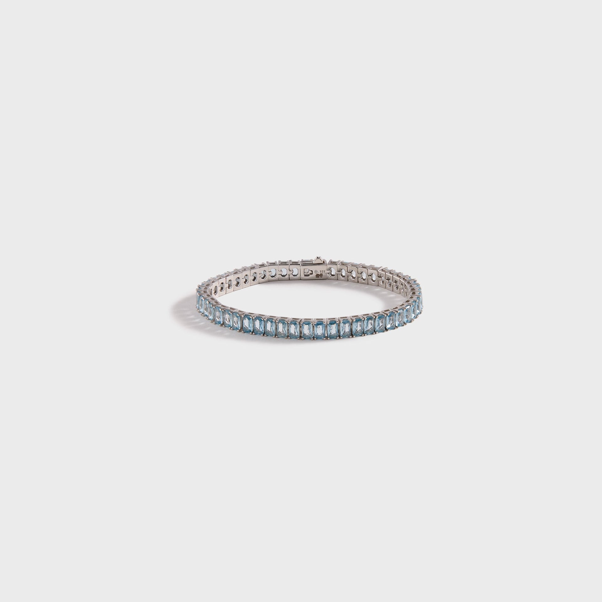 Hatton Labs Rectangular Tennis Bracelet - Topaz