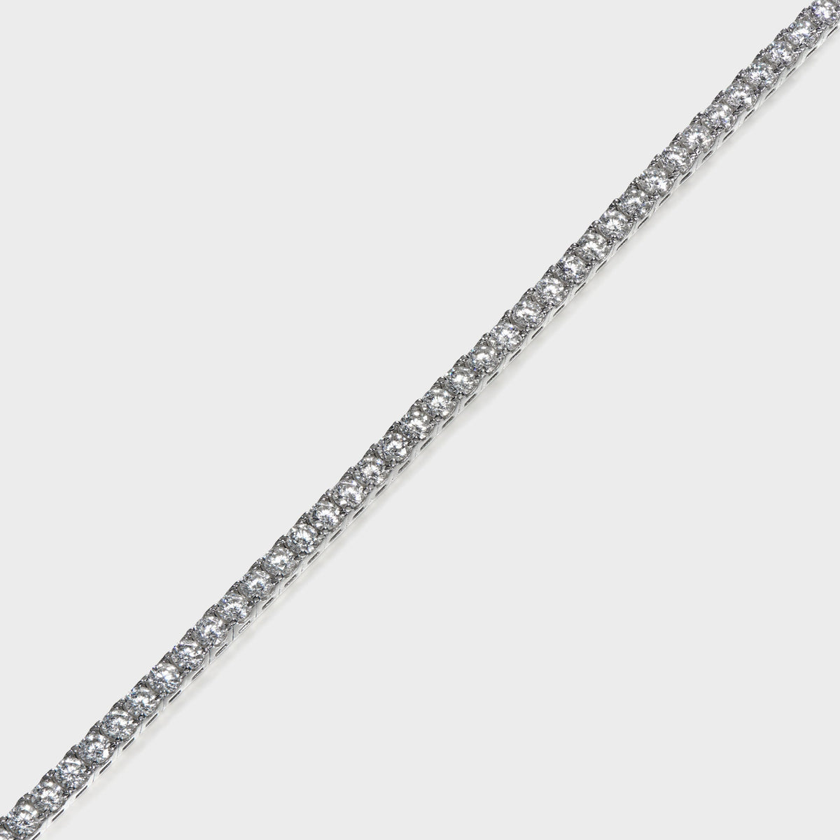 Hatton Labs Medium Classic Tennis Bracelet - White