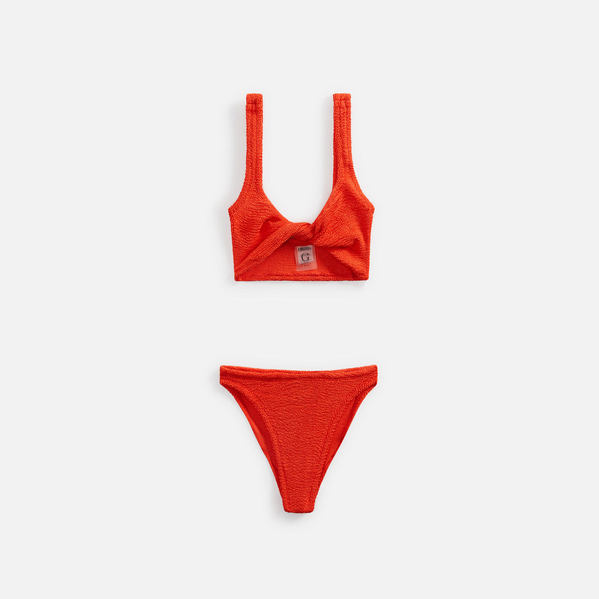 Hunza G Juno Bikini - Metallic Tangerine