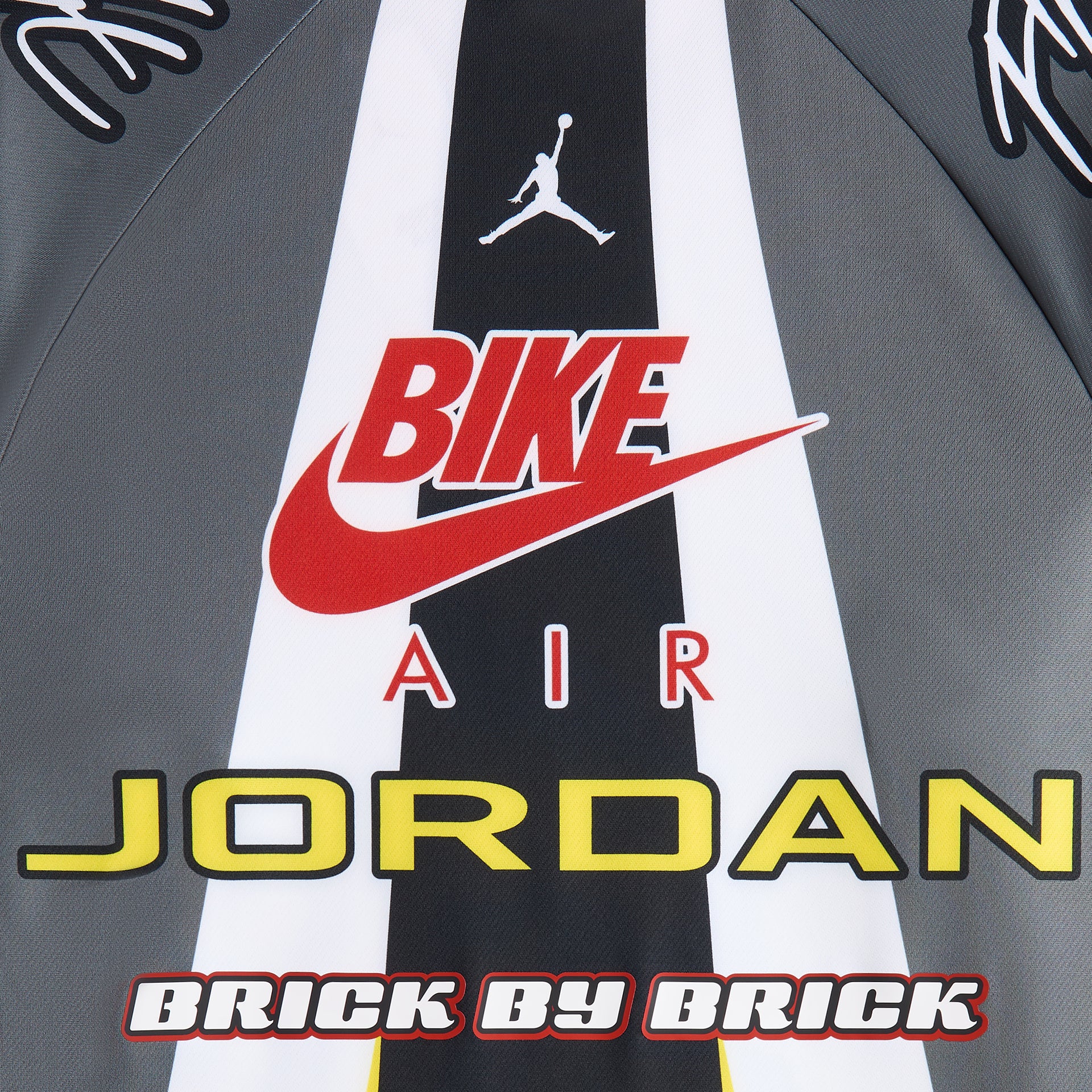 Jordan x Nigel Sylvester Bike Air Jersey - Iron Grey / Black / Cinnabar