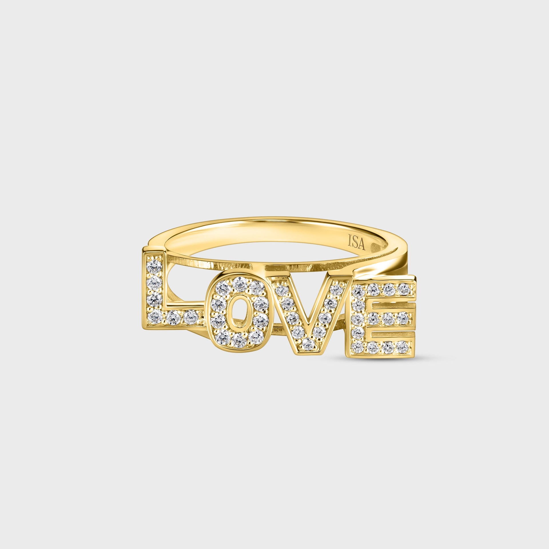 Isa Grutman Love Ring - Yellow Gold