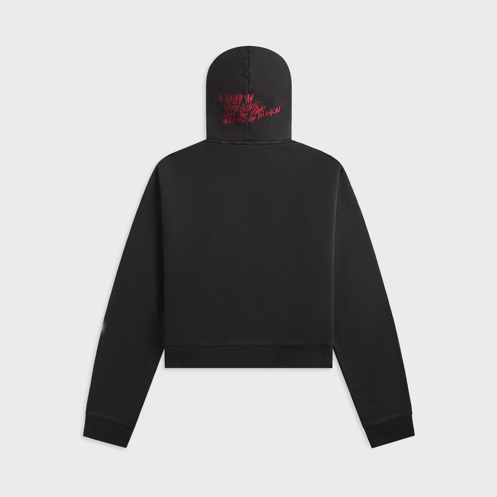 Jordan M J IH Crop Hoodie - Black