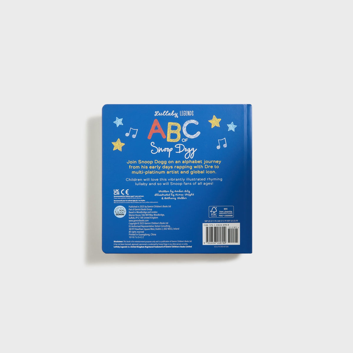 Ingram Lullaby Legends ABC of Snoop Dogg A Rhyming Lullaby