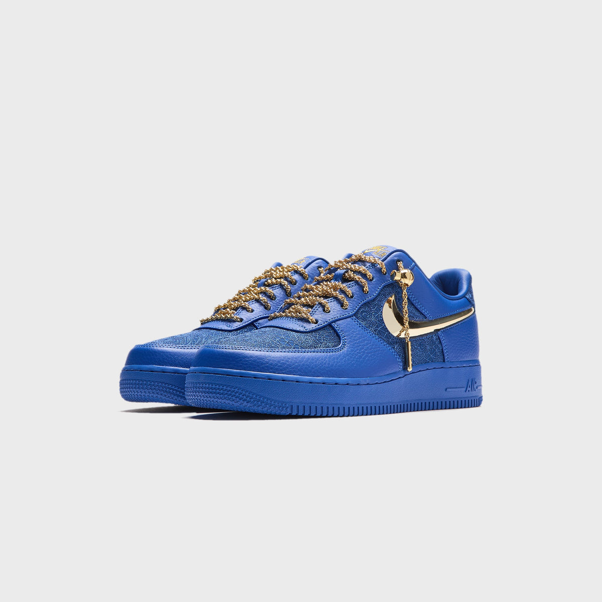 Nike x Victor Solomon Air Force 1 '07  - Varsity Royal / Metallic Gold / Black