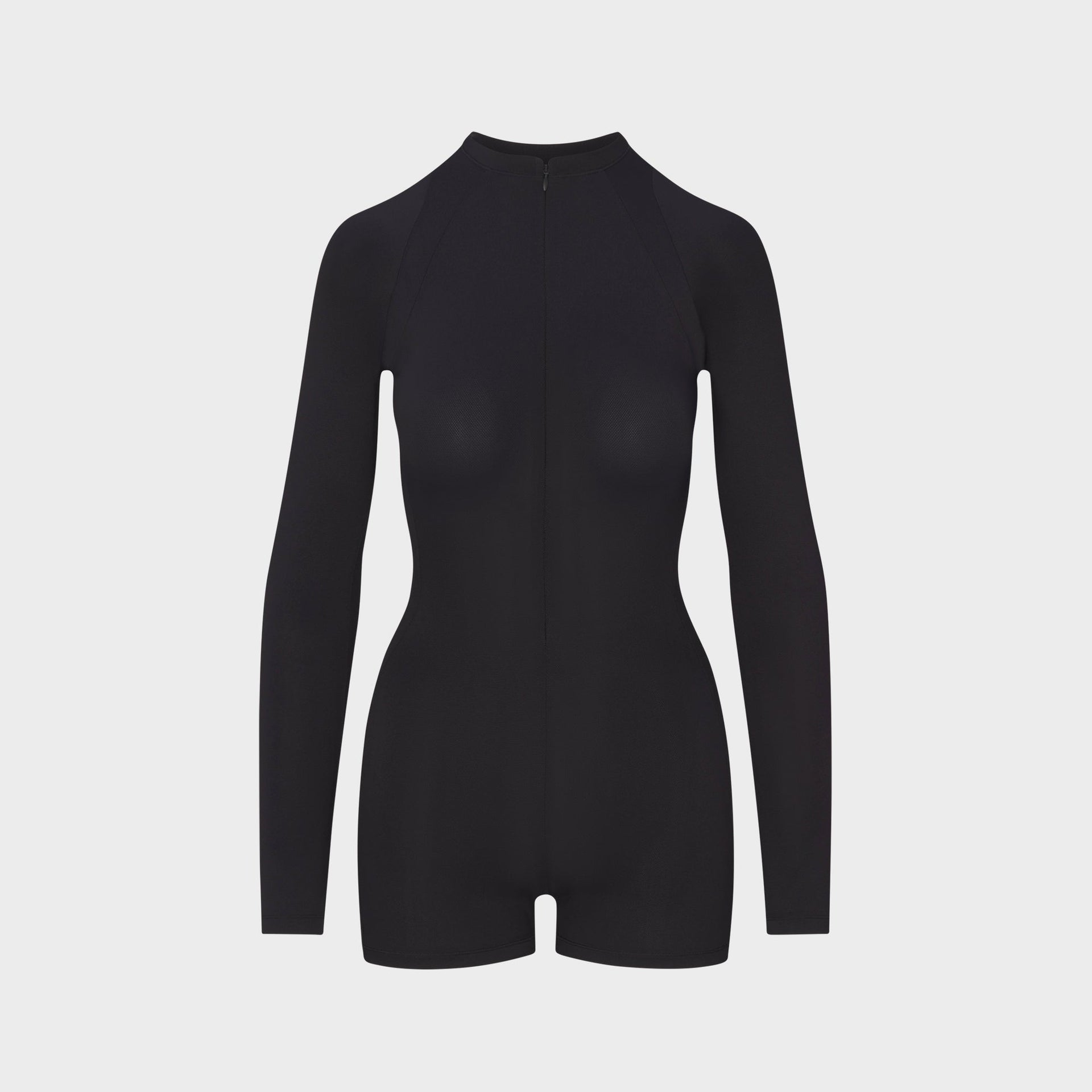 NikeSKIMS Airy Long Sleeve One Piece - Obsidian