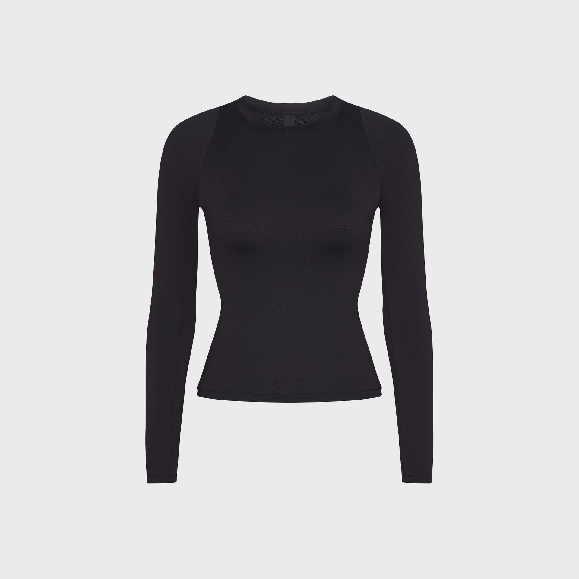 NikeSKIMS Airy Long Sleeve Crewneck Top - Obsidian