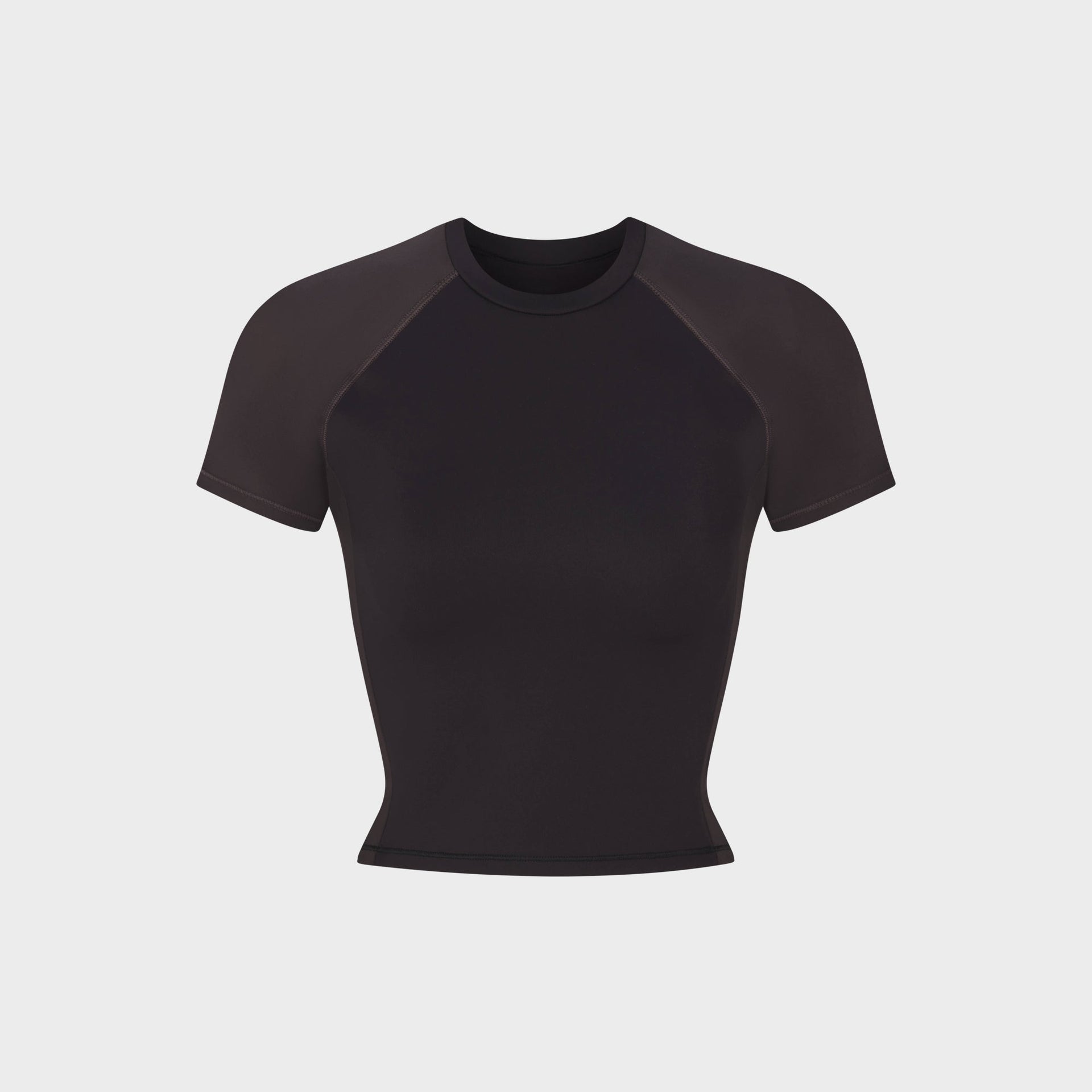 NikeSKIMS Matte Shine Mix Crop Top - Obsidian / Igneous