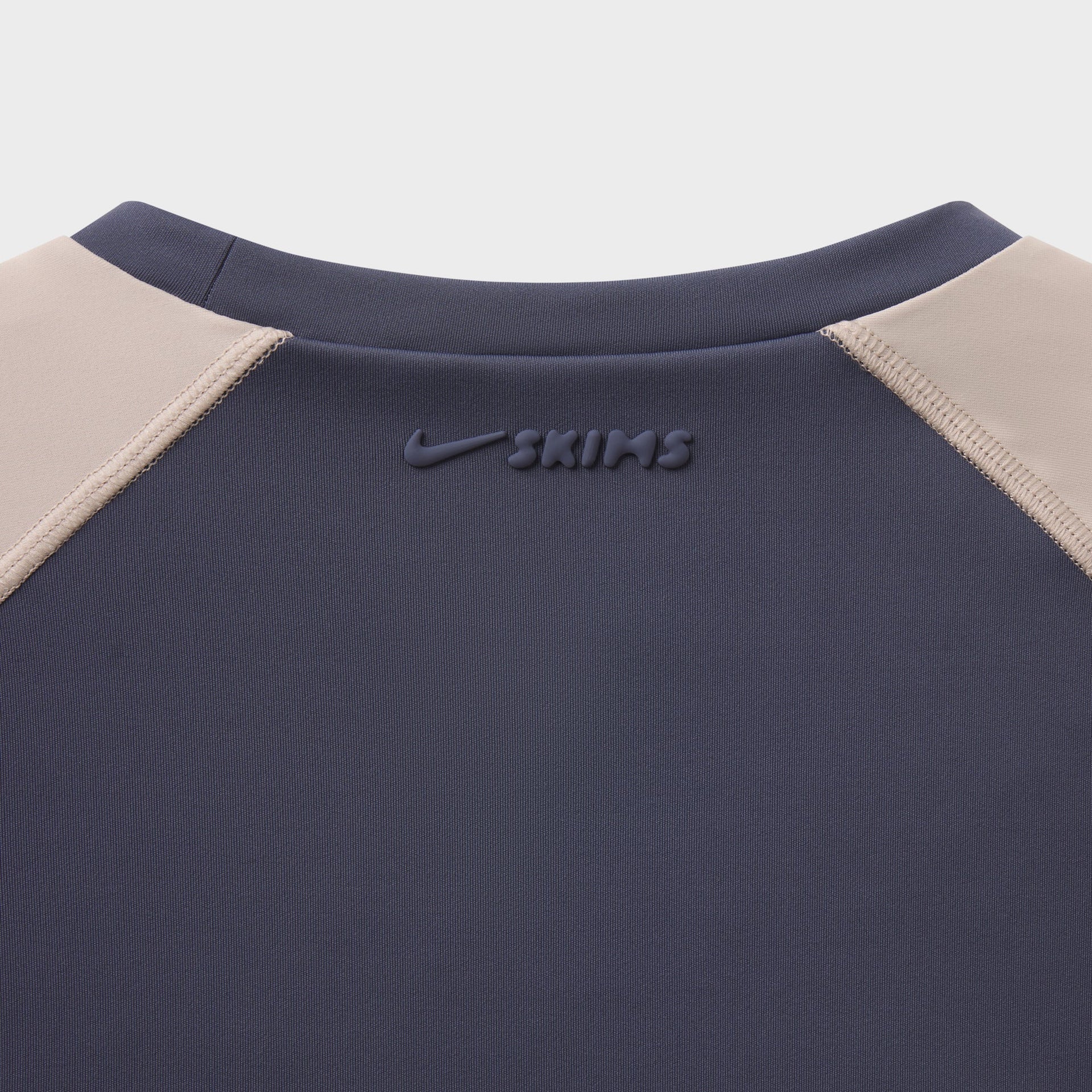 NikeSKIMS Matte Shine Mix Crop Top - Deep Royal / Stone