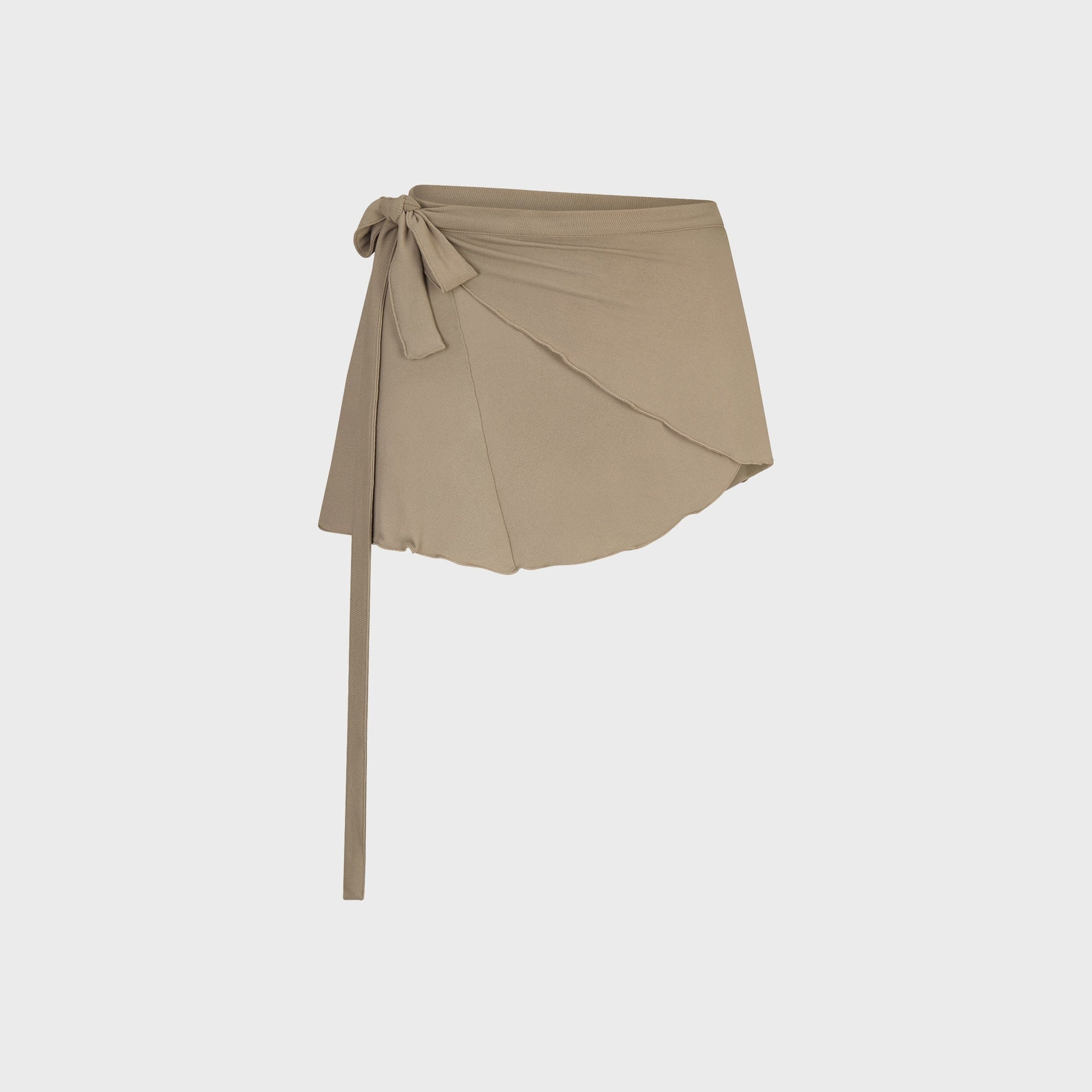 NikeSKIMS Stretch Knit Wrap Skirt - Dune
