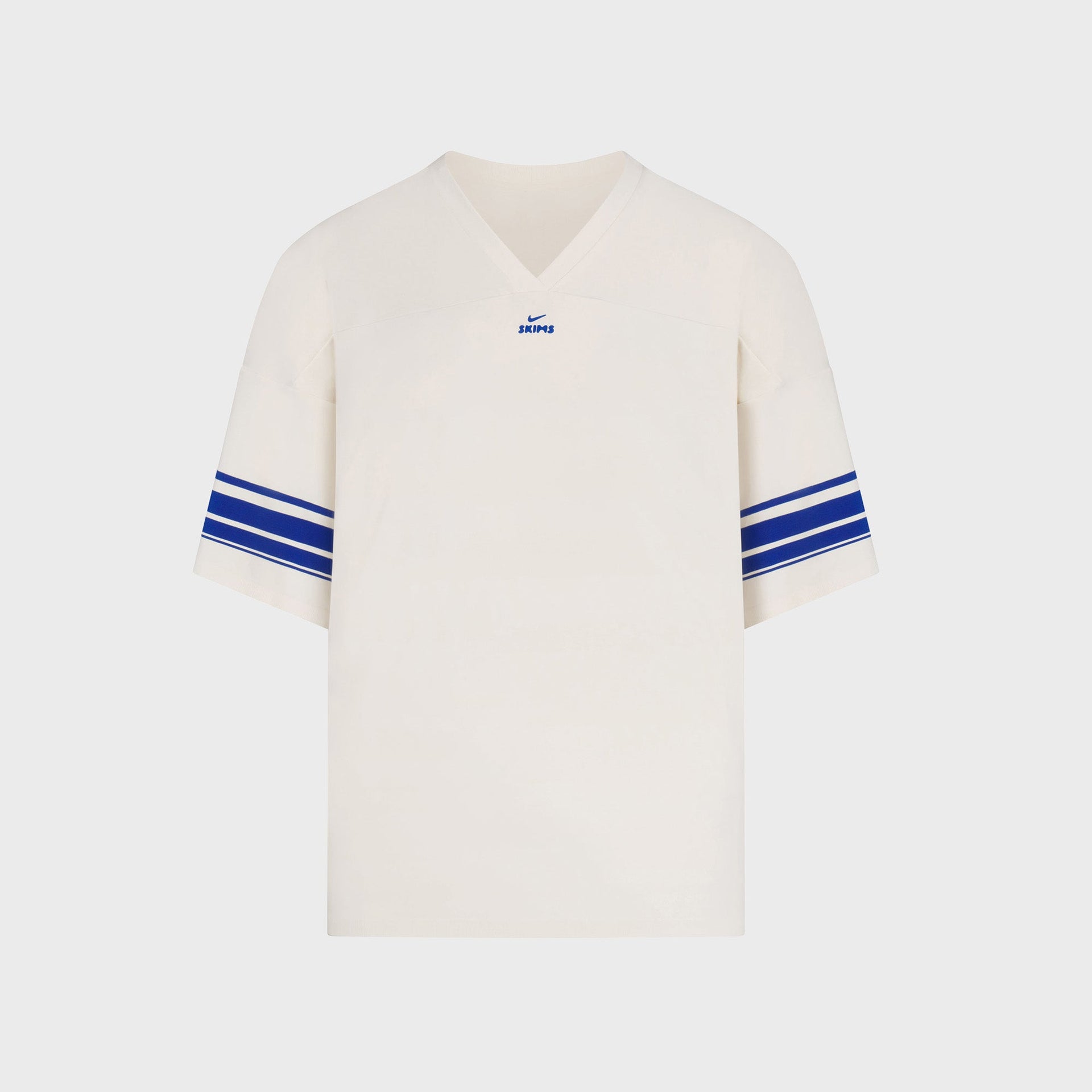 NikeSKIMS Stretch Knit Oversized V-Neck Top - Ivory