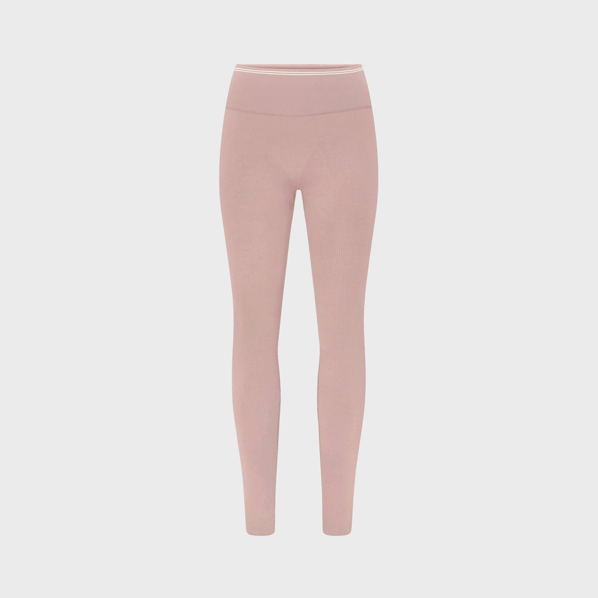 NikeSKIMS Ribbed Seamless High-Waisted Leggings - Himalayan / Ecru