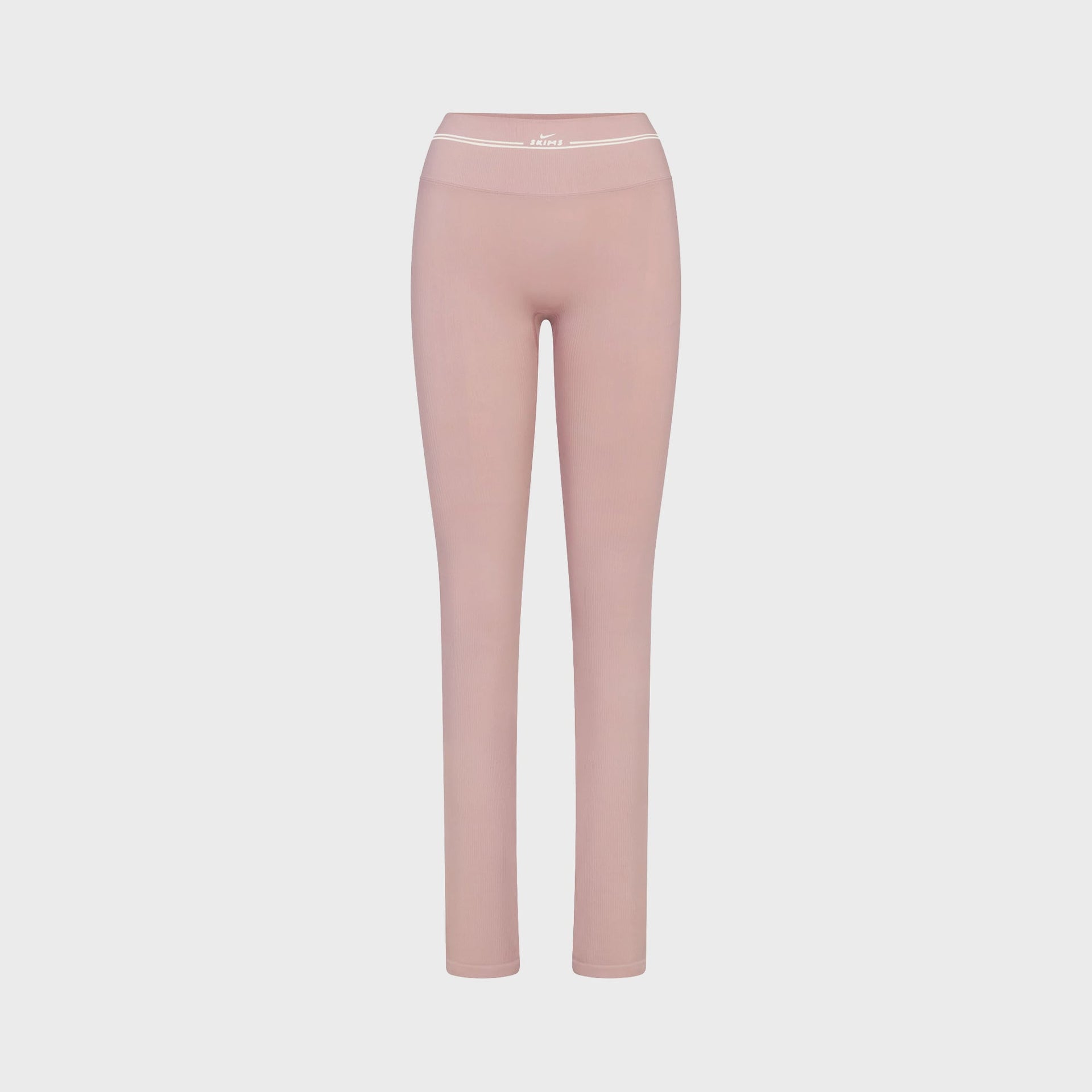 NikeSKIMS Ribbed Seamless Straight Leggings - Himalayan / Ecru